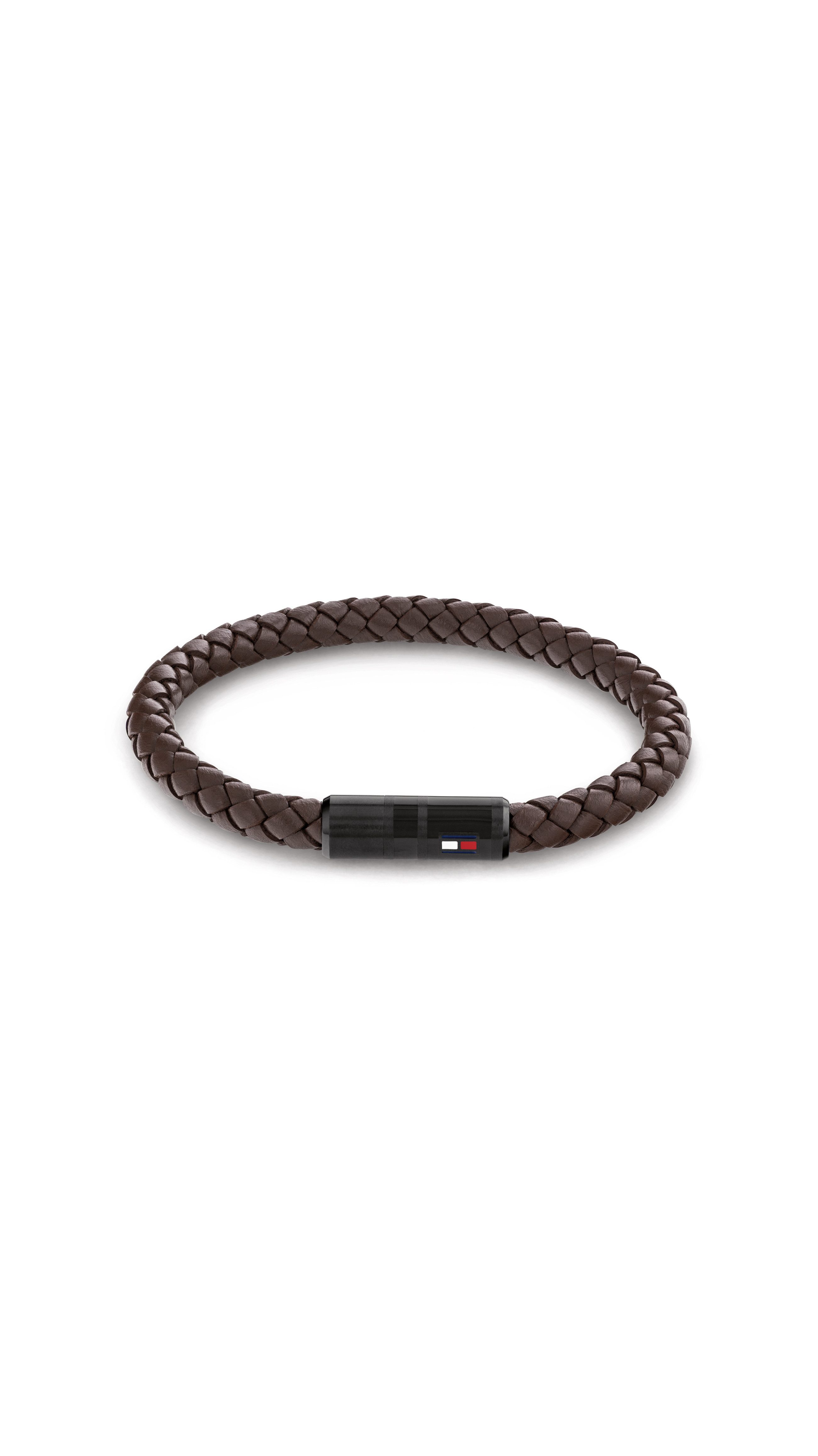 Tommy Hilfiger Lederarmband CASUAL LEATHER BRAIDED, Emaille günstig online kaufen