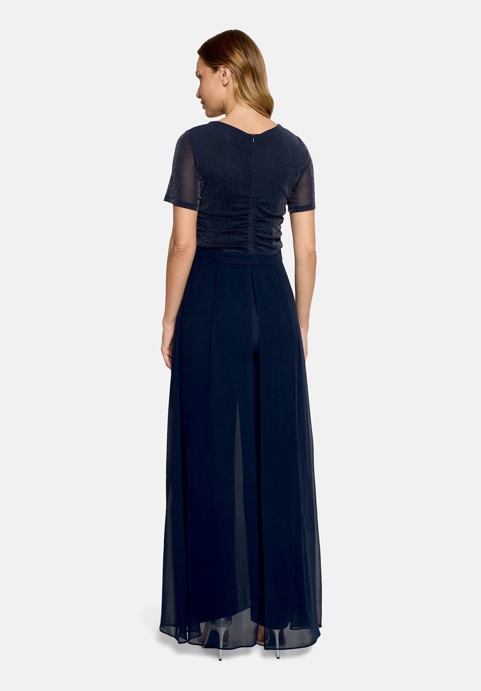 Vera Mont Overall Damen mit Wasserfallausschnitt (1-tlg)