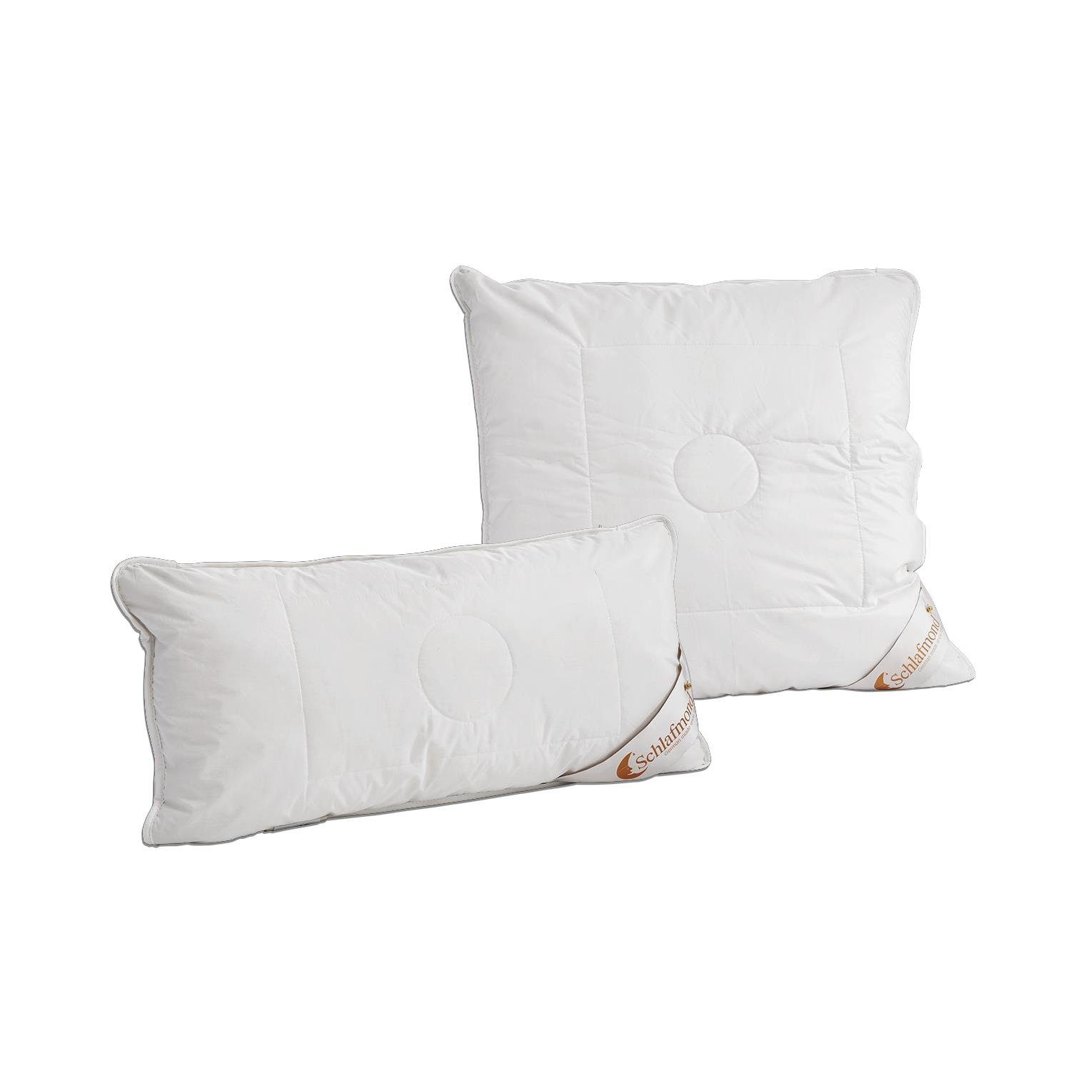 Schlafmond Подушки Schlafmond Подушки "Oasis Vital", Füllung: AIR VITAL Faserbällchen 80% Polyester, 20% Kapok, Bezug: 100% Air-Loft-Batist – ohne optische Aufheller, Herausnehmbares und individuell befüllbares Innenkissen