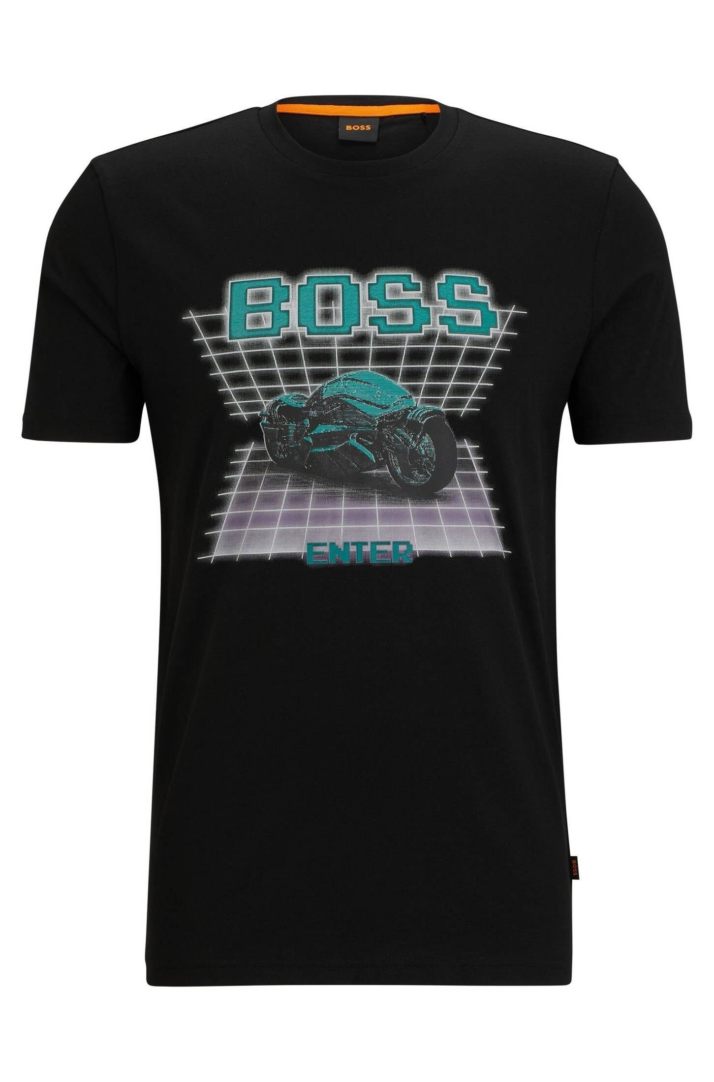 BOSS TEENTER Herren BOSS T-Shirt ORANGE T-Shirt (1-tlg)