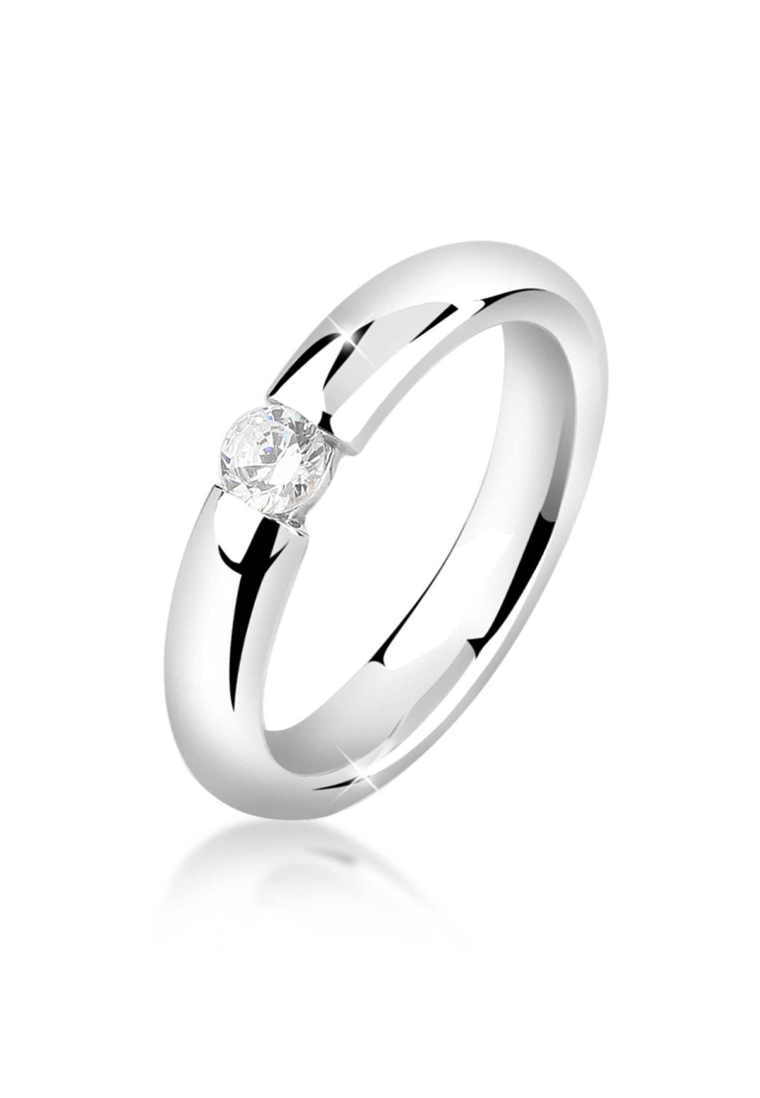 Nenalina Verlobungsring Damenring Solitär mit Zirkonia 925 Silber günstig online kaufen