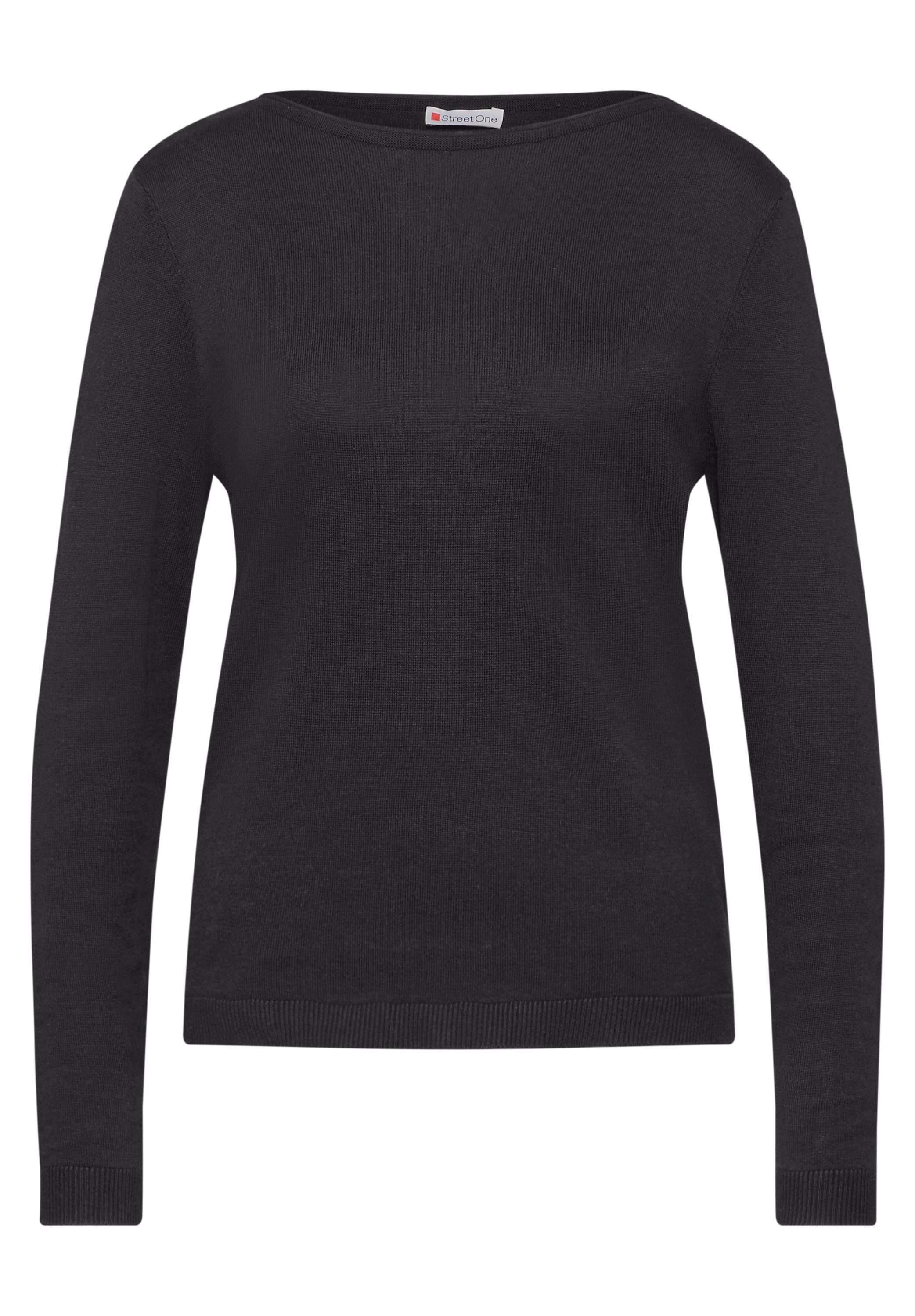 STREET ONE Rundhalspullover Weicher Strickpullover (1-tlg) günstig online kaufen