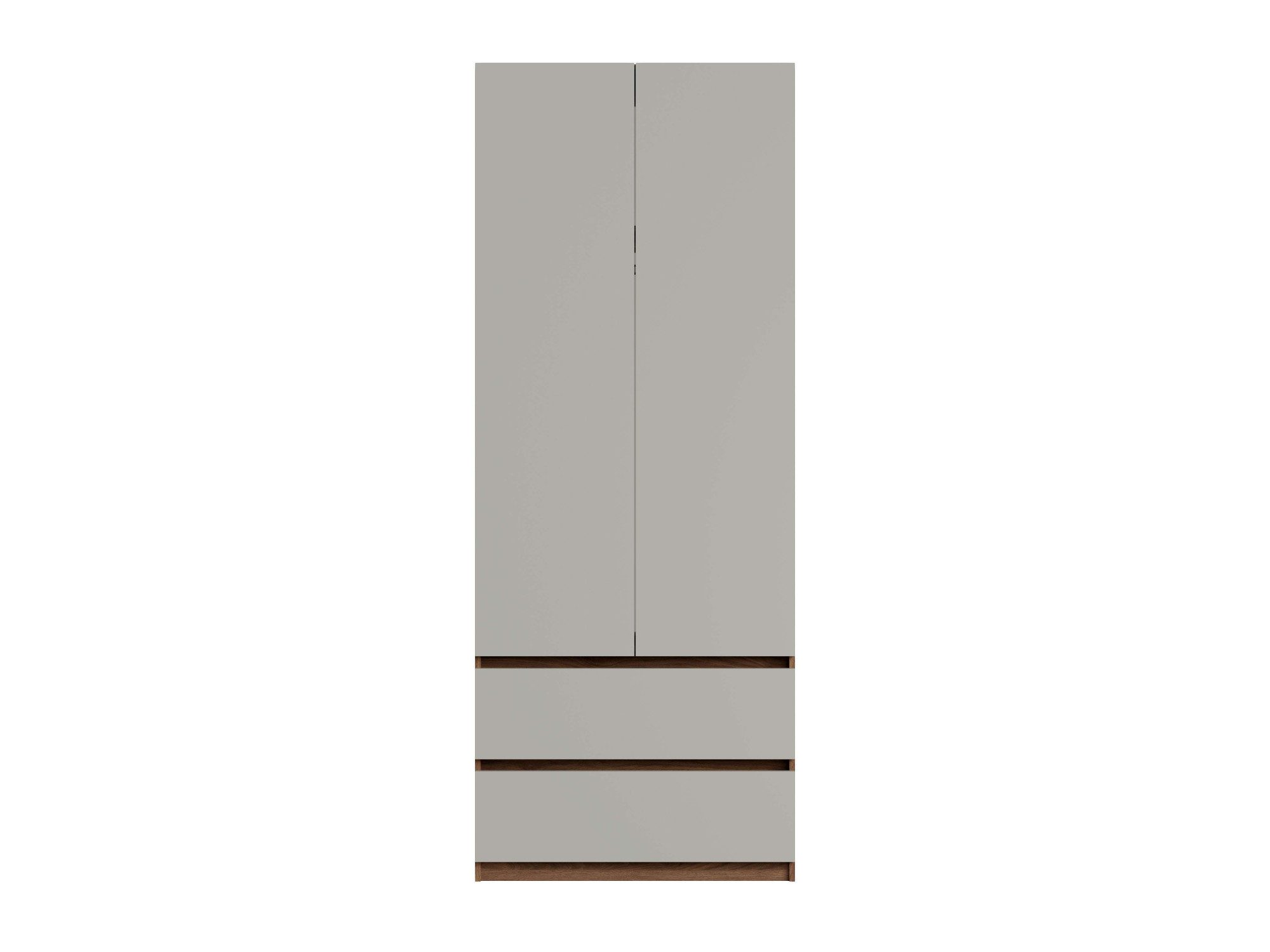 Home affaire Kleiderschrank GERMO mit 1 Einlegeböde, 2 Schubladen, 1 Kleiderstange, 90/51/230cm Garderobe mit 2 Drehtüren, Wäscheschrank mit viel Stauraum