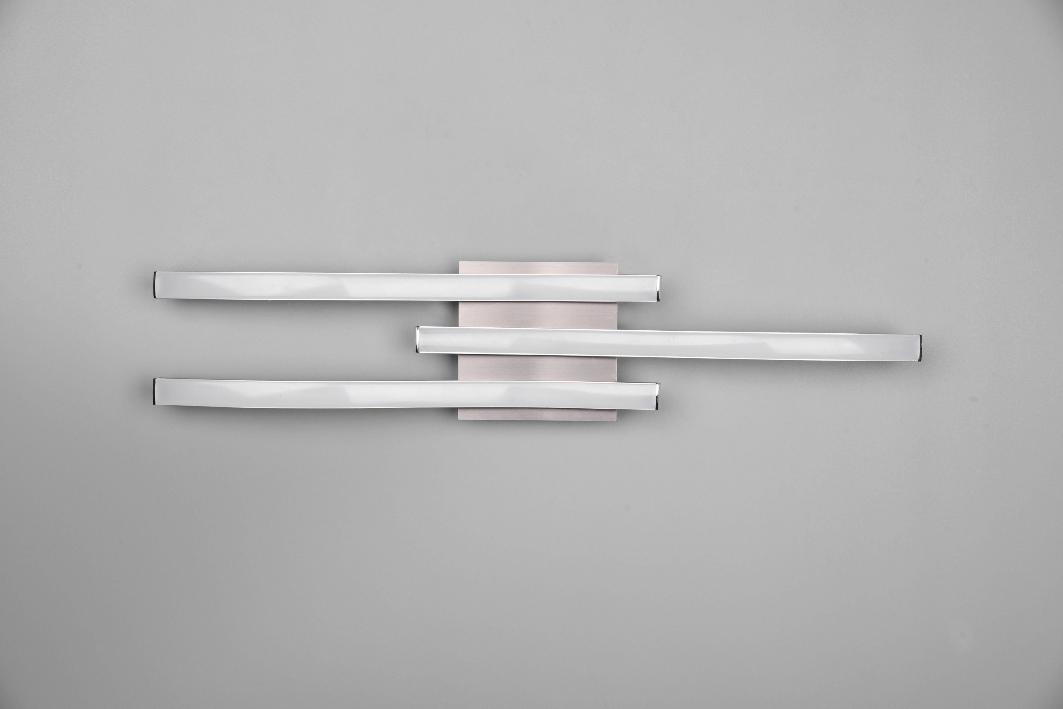 Reality Leuchten LED Deckenleuchte Route, LED fest integriert, Warmweiß, moderne Deckenlampe 3-flammig, LEDs mit 3x 500 Lumen