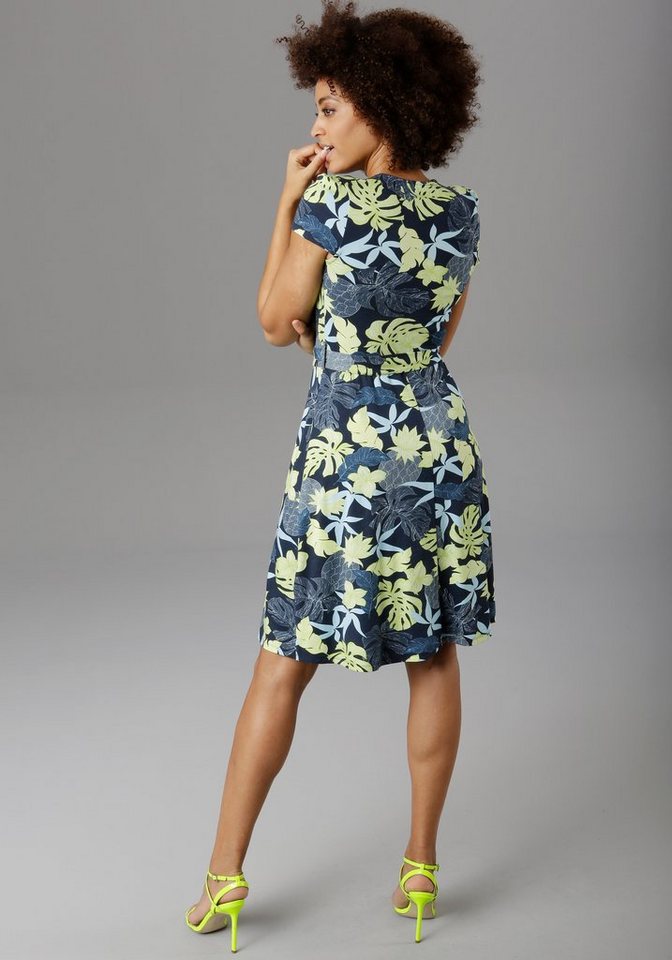 Aniston SELECTED Sommerkleid in modischen Farben | Sommerkleider