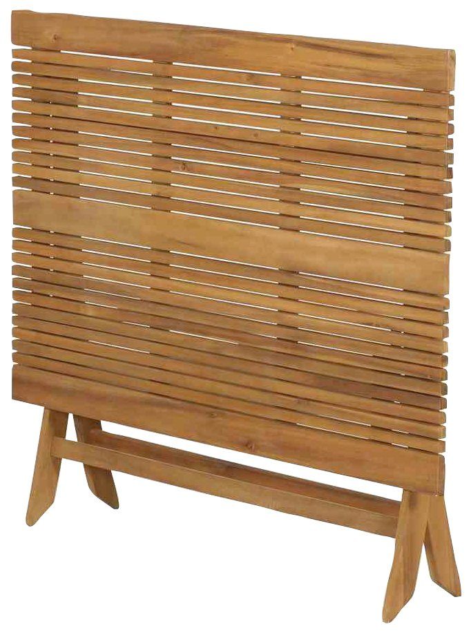 Siena Garden Klapptisch Falun, 80x74 cm, Akazienholz