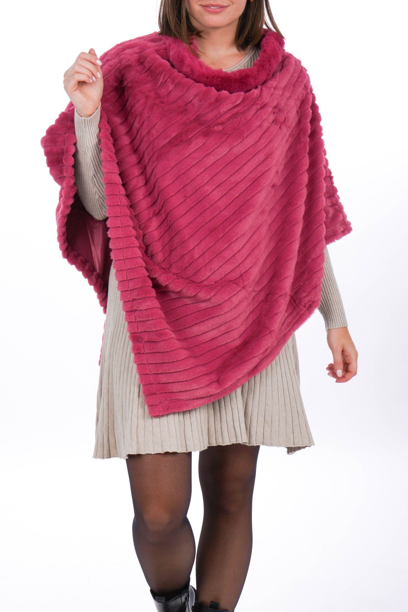 Strada Poncho MAGENTA La