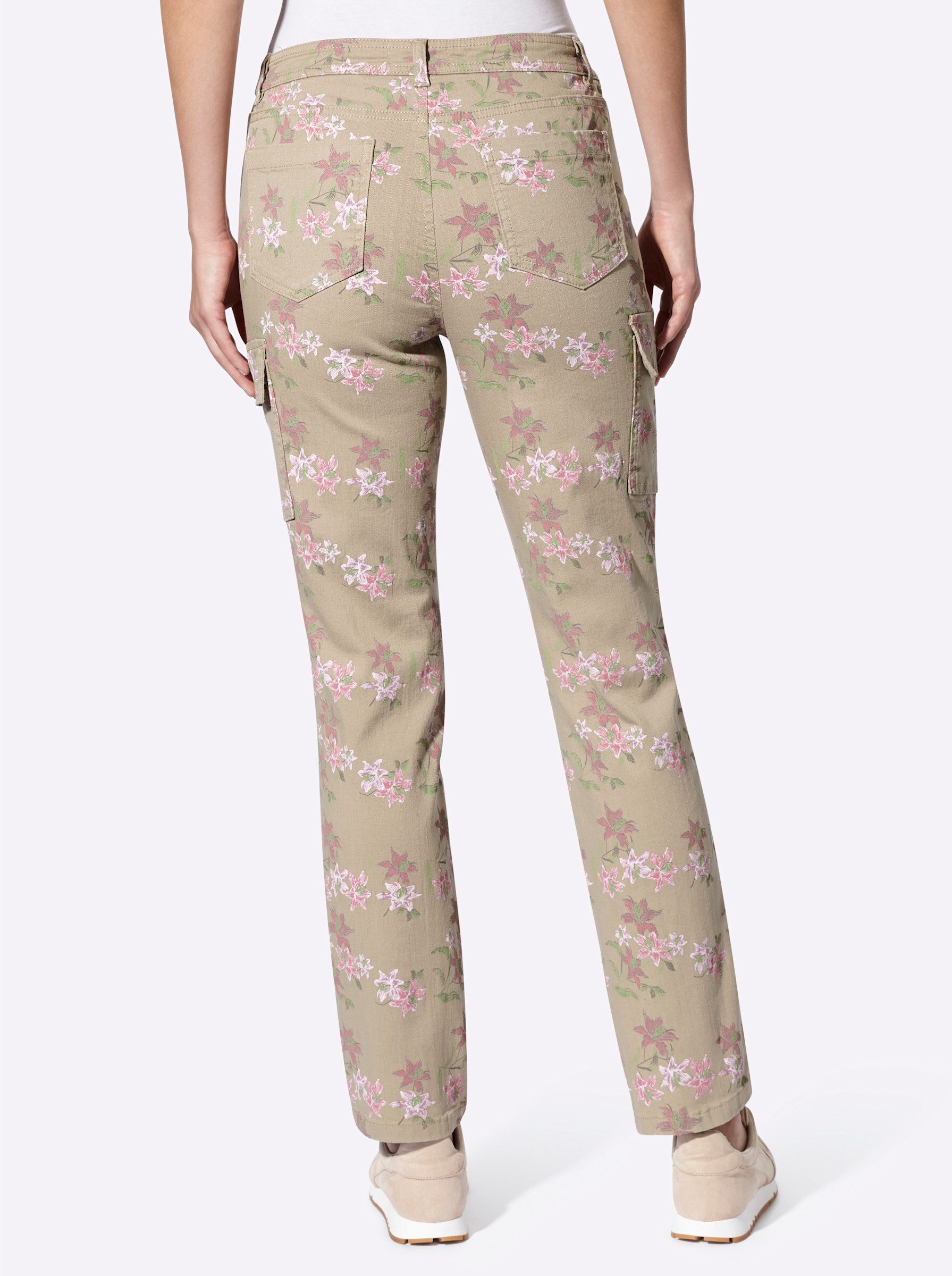 heine Bequeme Jeans Druckhose normal