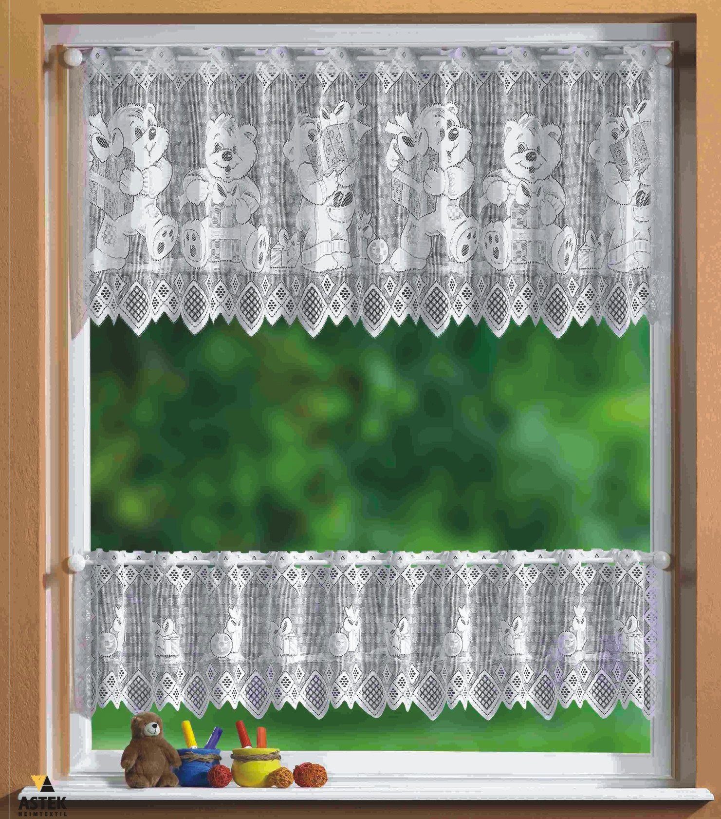 Gardinenbox Scheibengardine, Stangendurchzug (2 St), transparent, günstig online kaufen