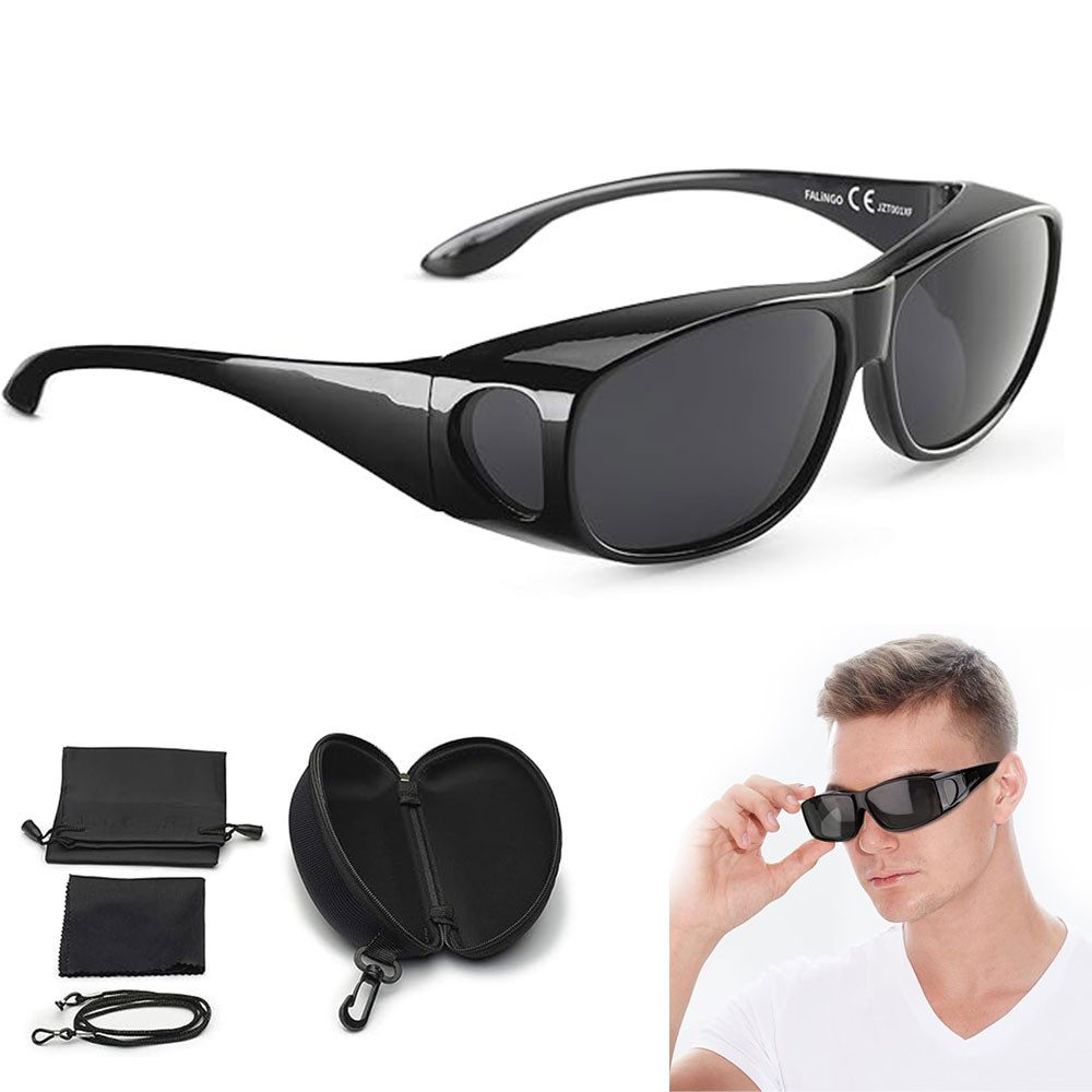 RWEUOQ Sonnenbrille Überzieh Sonnenbrille Überziehbrille polarisiert günstig online kaufen