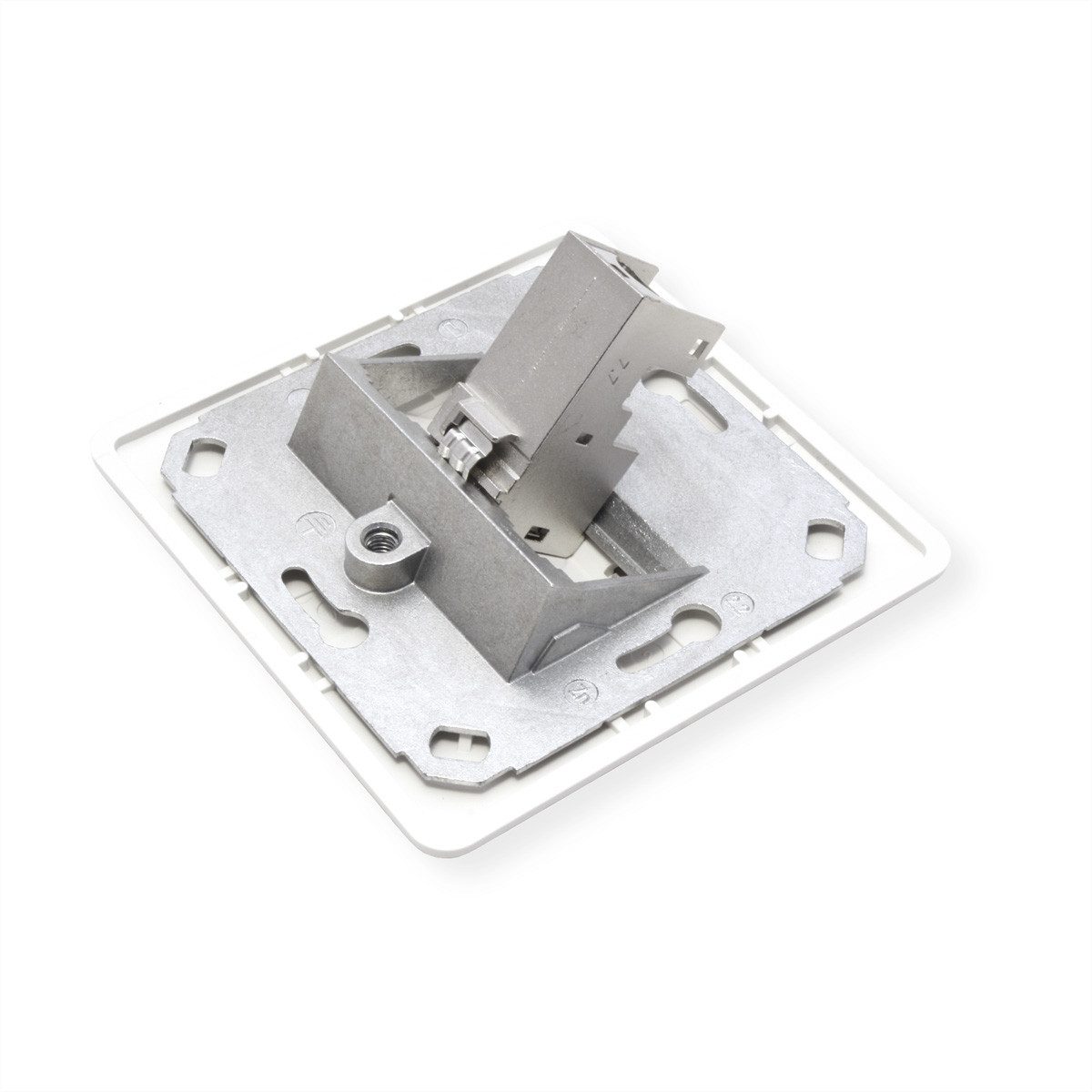 Metz Connect E-DAT modul 1 Port AP Cat.6A, reinweiß Netzwerk-Panel