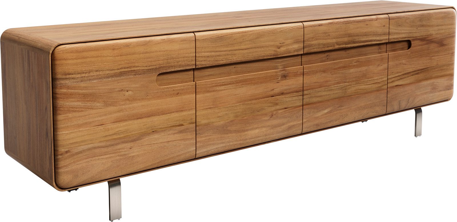 DELIFE Lowboard Anaya, Akazie Natur 200 günstig online kaufen