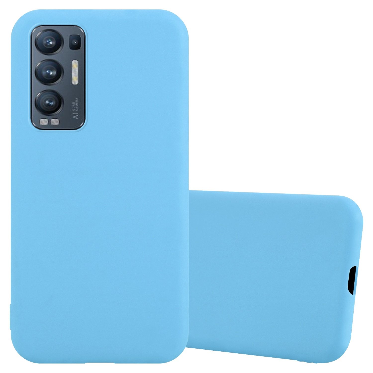 Cadorabo Handyhülle für Oppo FIND X3 NEO Hülle Oppo FIND X3 NEO, Flexible TPU Silikon Handy Schutzhülle - Hülle - ultra slim