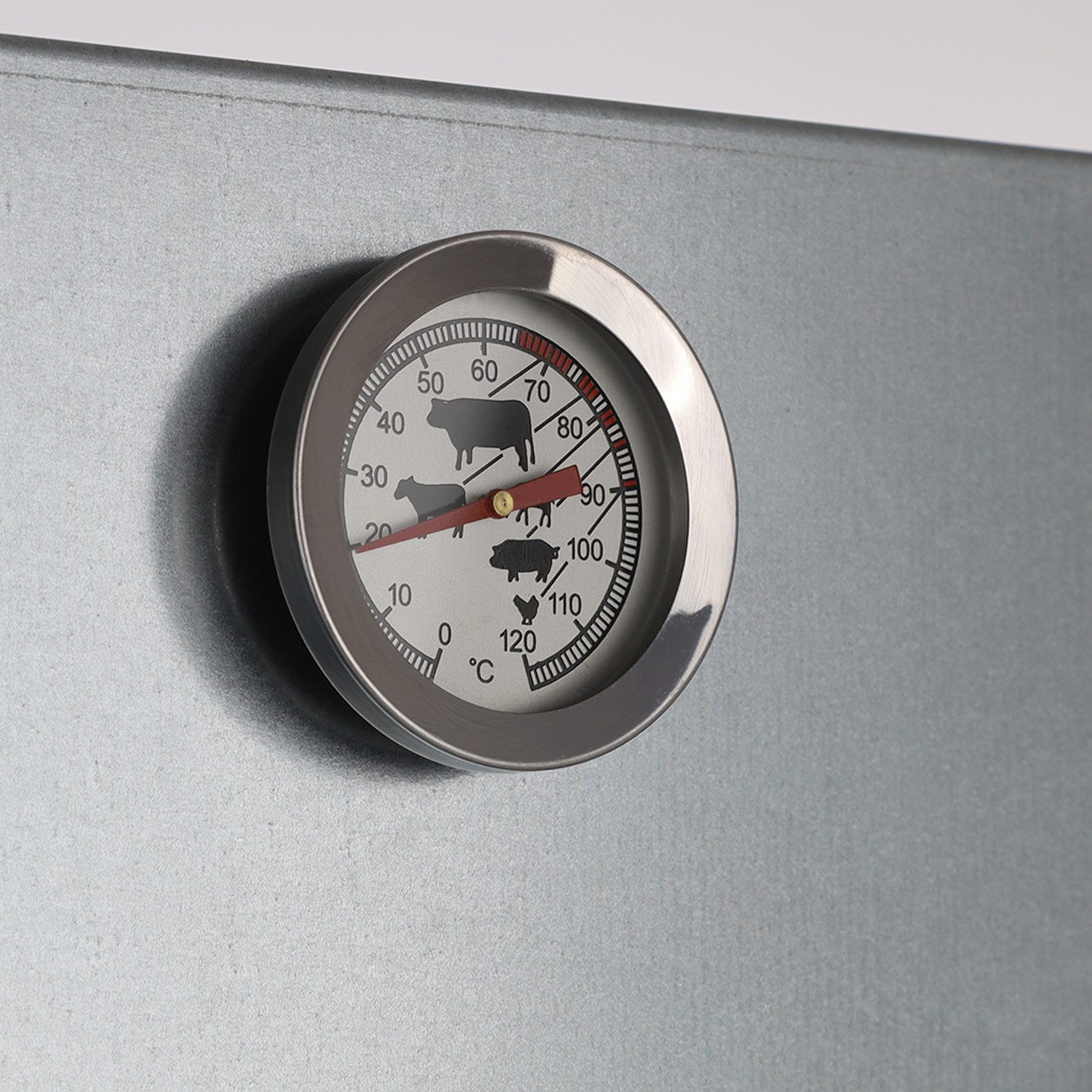 ITA Räucherofen Räucherofen 7000 - Premium Räucherschrank mit 3 Etagen, 1-St., Mit Elektroheizung für Heißräuchern & Rauchgenerator für Kalträuchern – Bild 3 von 5