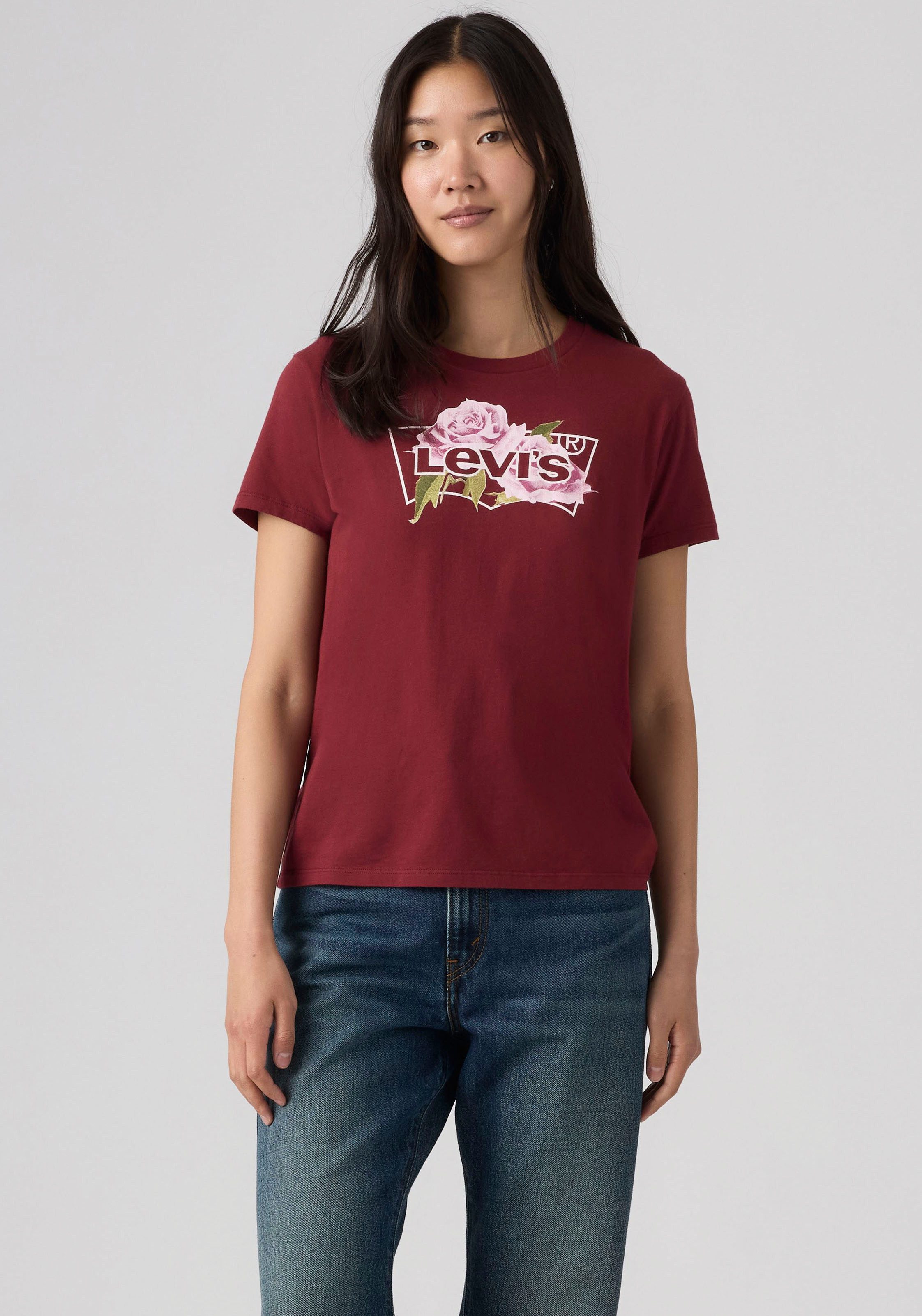 Levi's® T-Shirt THE PERFECT TEE mit Blumen Print