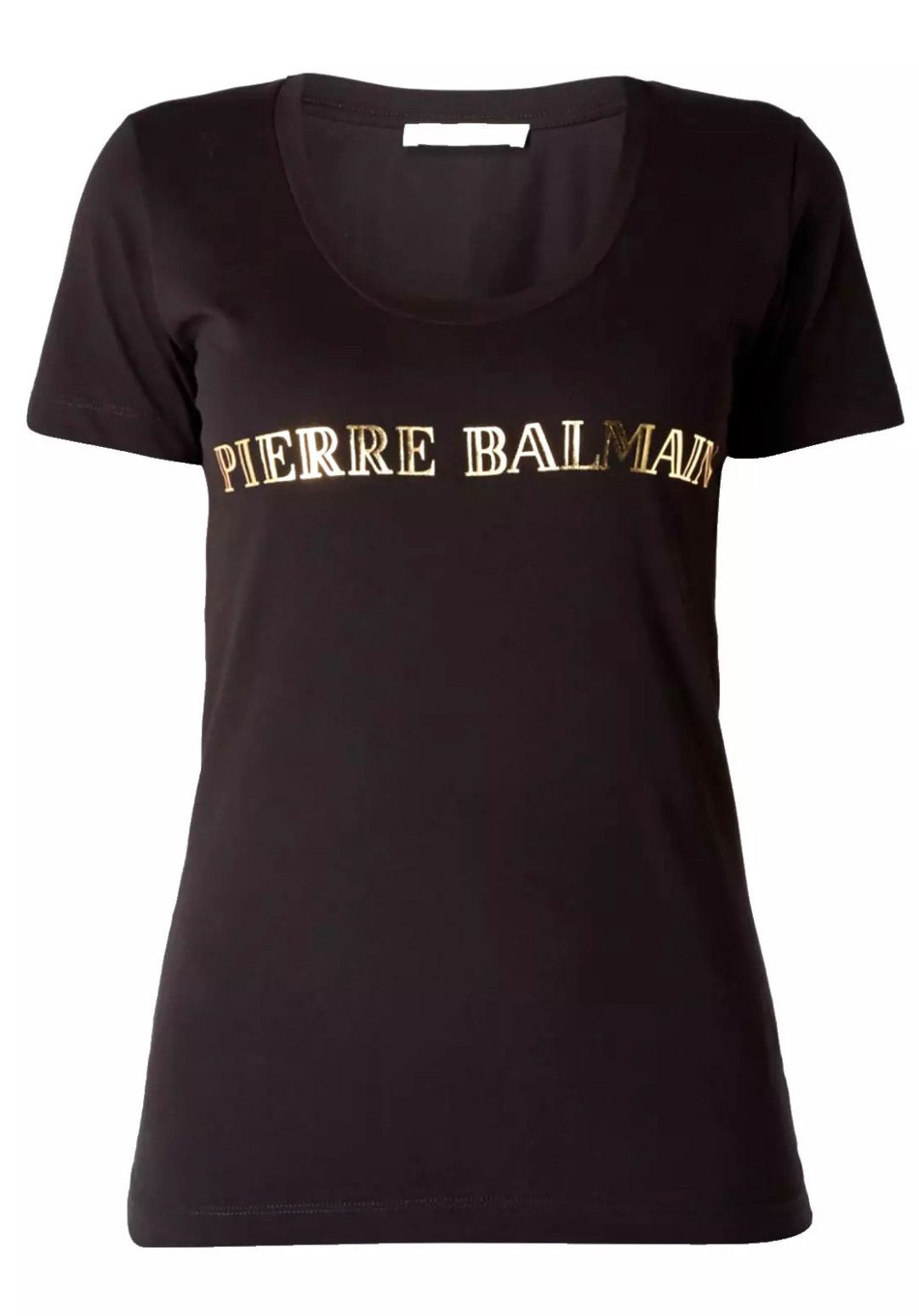 Balmain Paris T-Shirt Damen Pierre Balmain mit ikonischem Logo-Print Tailli günstig online kaufen