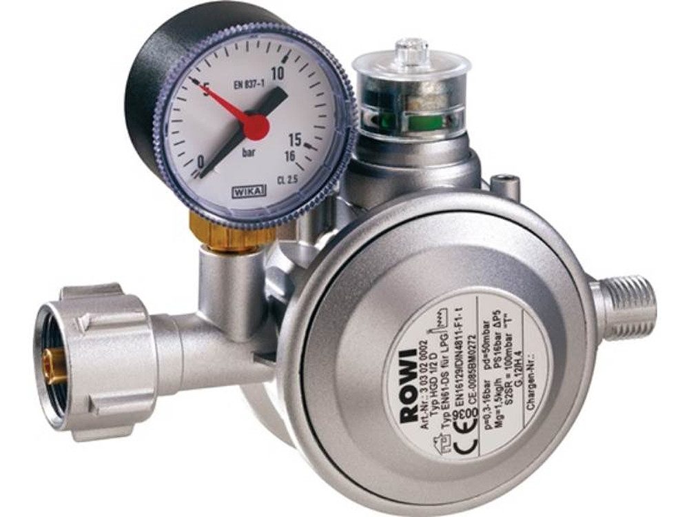 ROWI Druckregler ROWI 303020002 Druckregler HGD 1/2 D 1,5 kg/h 0,49 kg