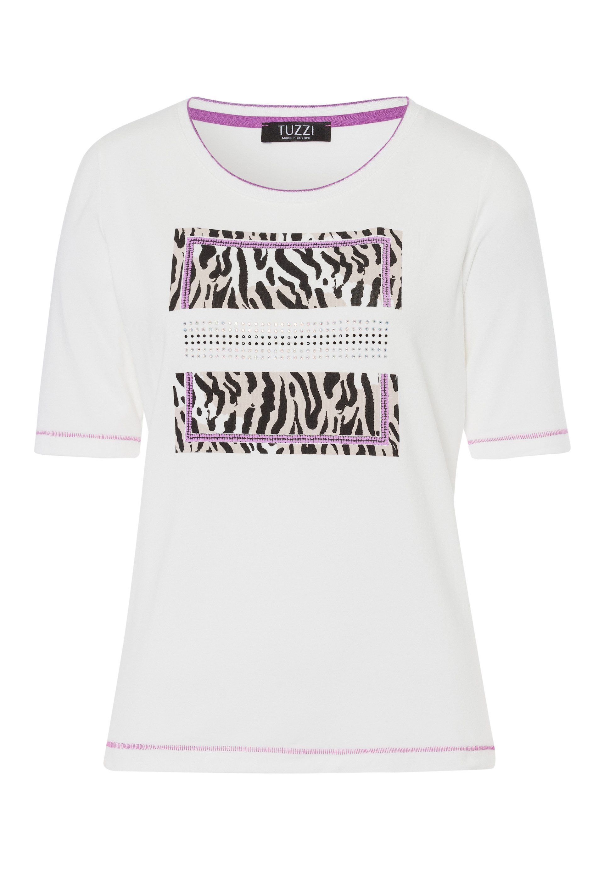 TUZZI Kurzarmshirt in moderner Optik günstig online kaufen