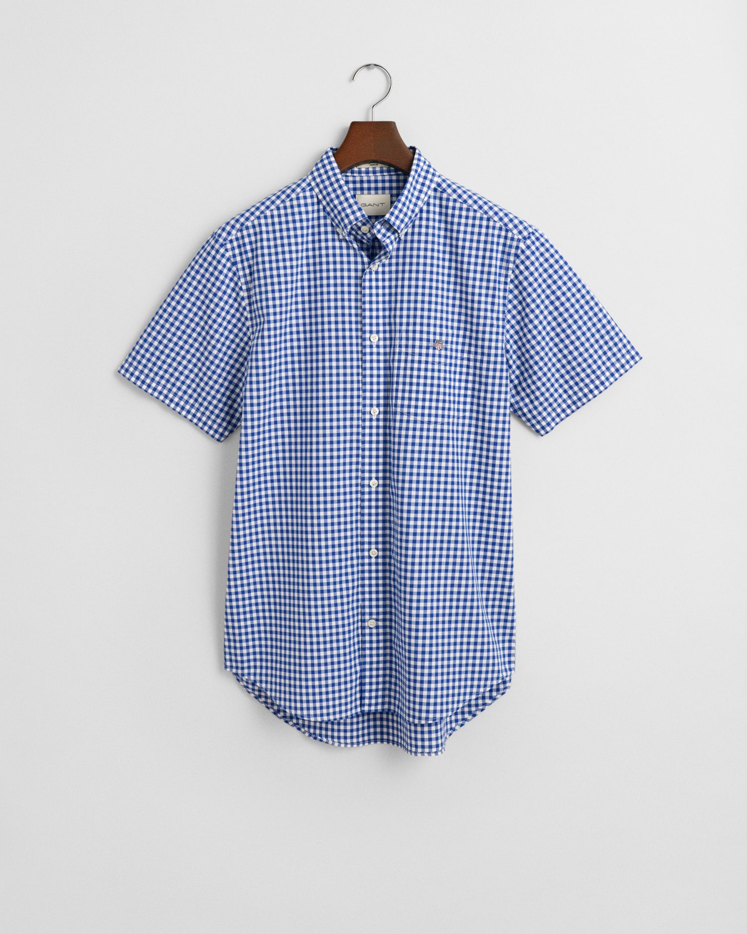 Vichy-Karohemd Button-down-­Kragen GANT blau günstig online kaufen