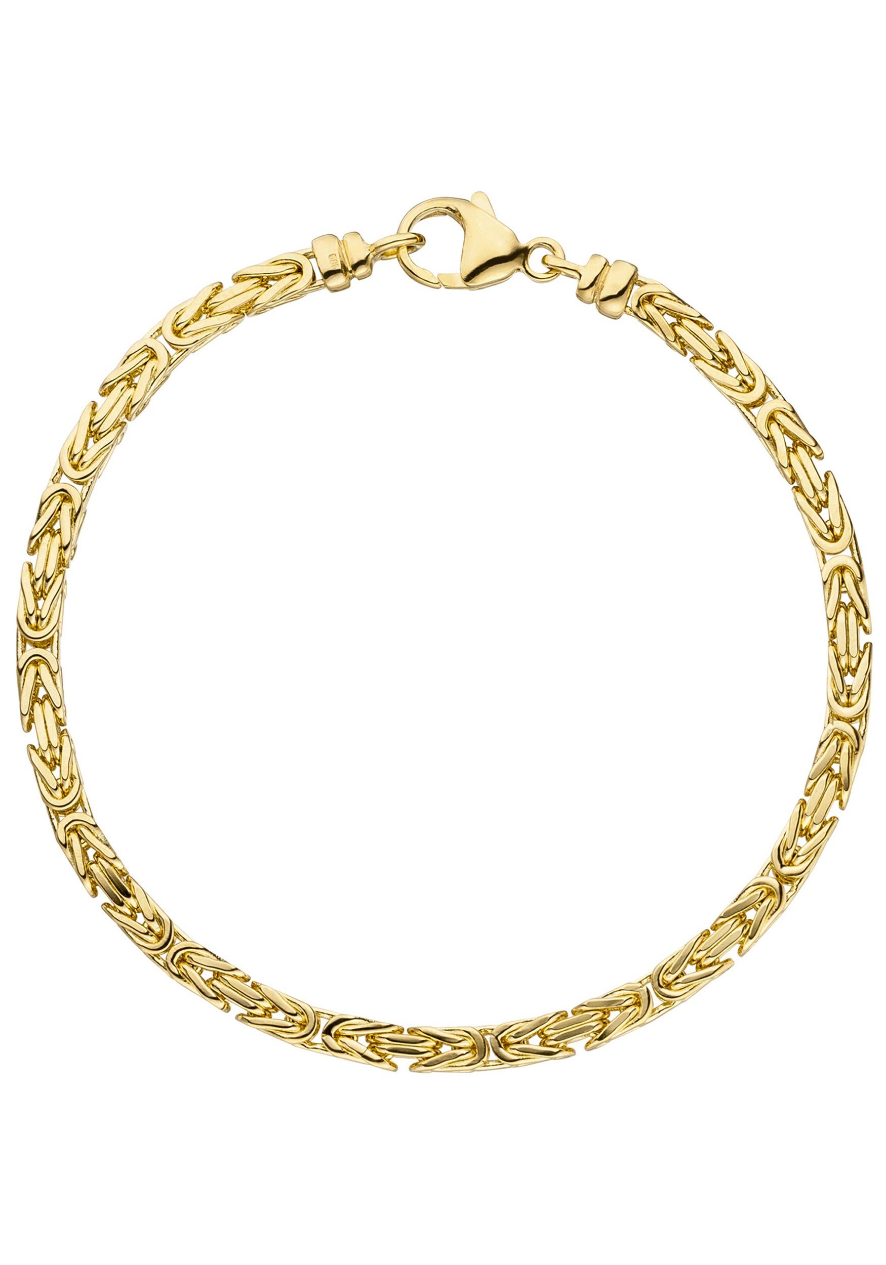 JOBO Goldarmband, Königsarmband 585 Gold massiv 19 cm günstig online kaufen
