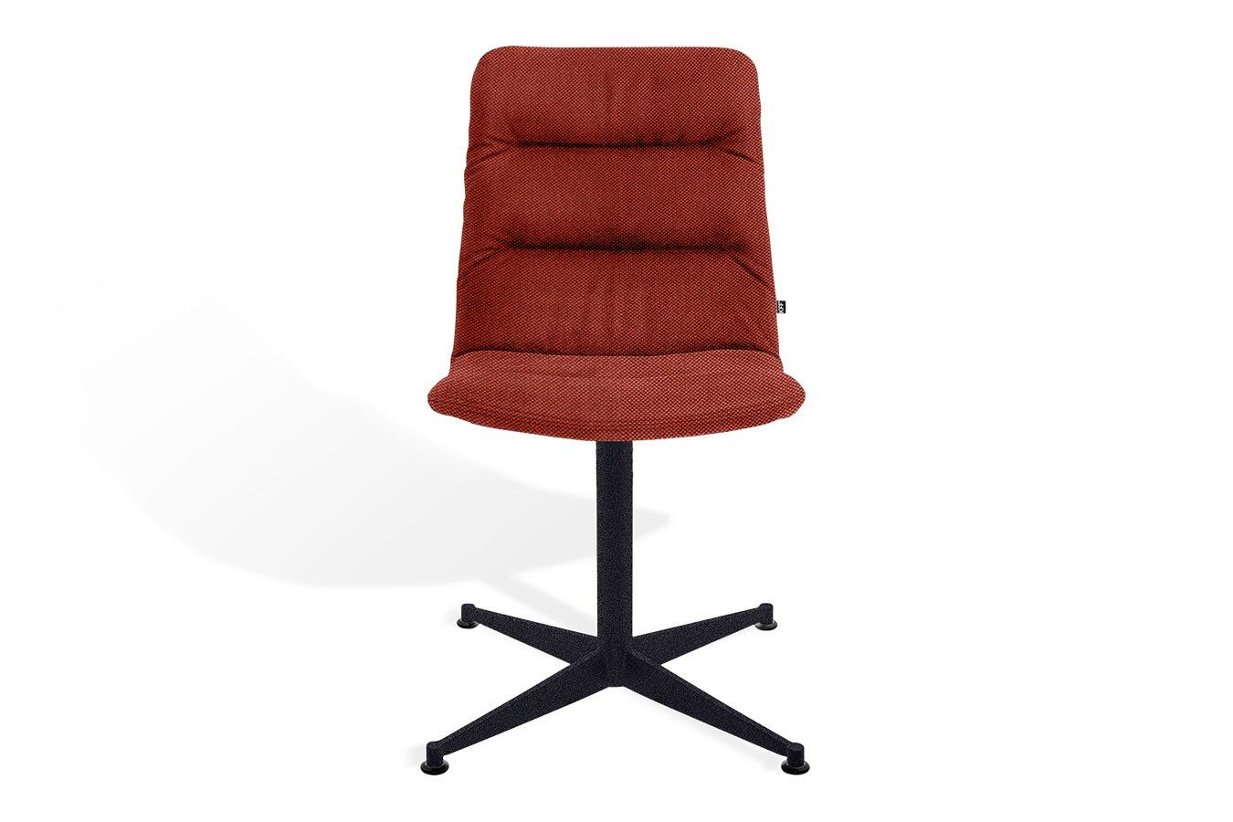 KFF Esszimmerstuhl Esszimmerstuhl Arva Light Stoff rot