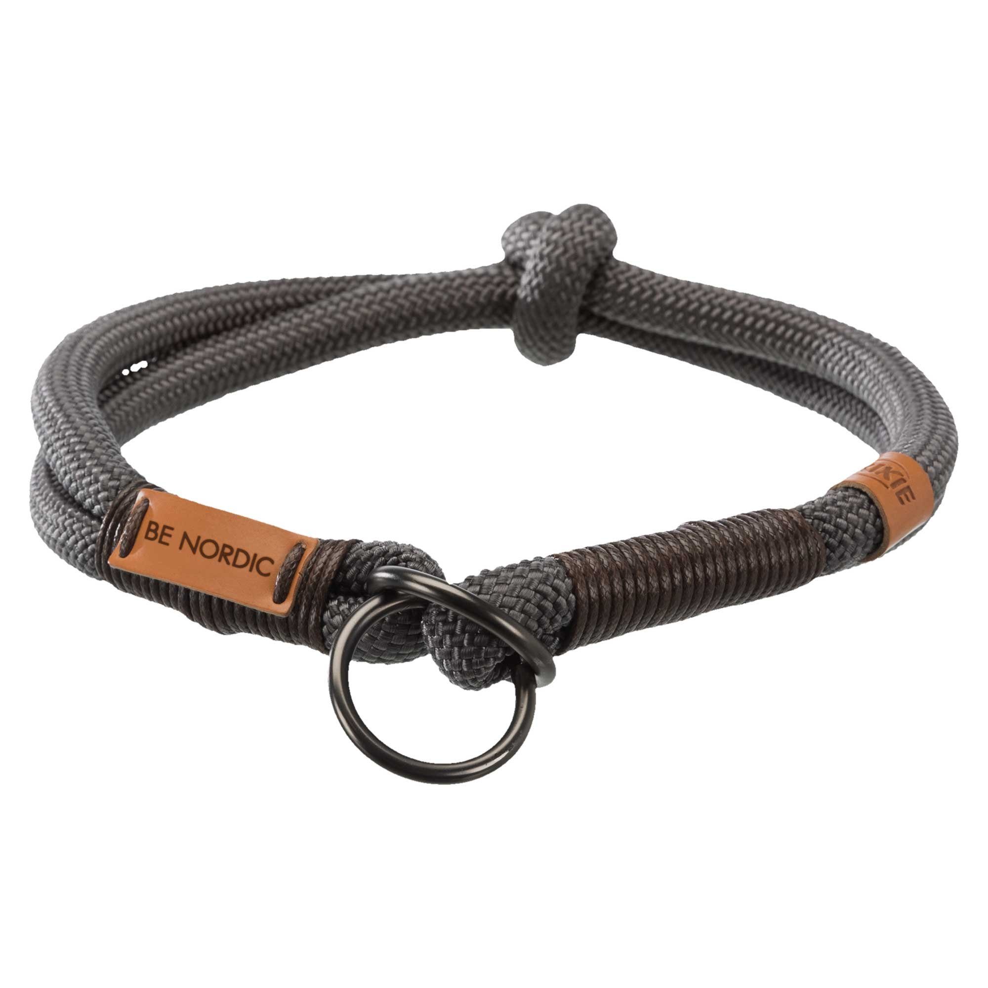 TRIXIE Hunde-Halsband Zugstopp Hundehalsband BE NORDIC, gewebtem Tau, verschiedene Größen