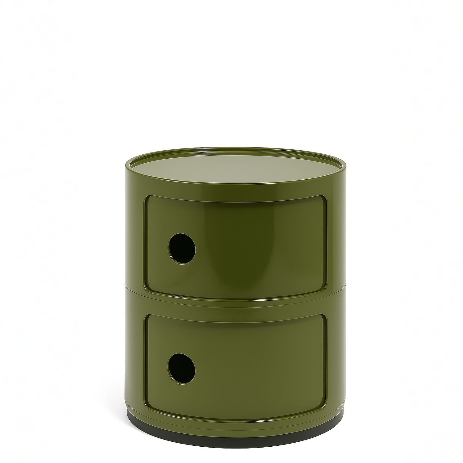 Kartell Container Componibili mit zwei Fächern Grün