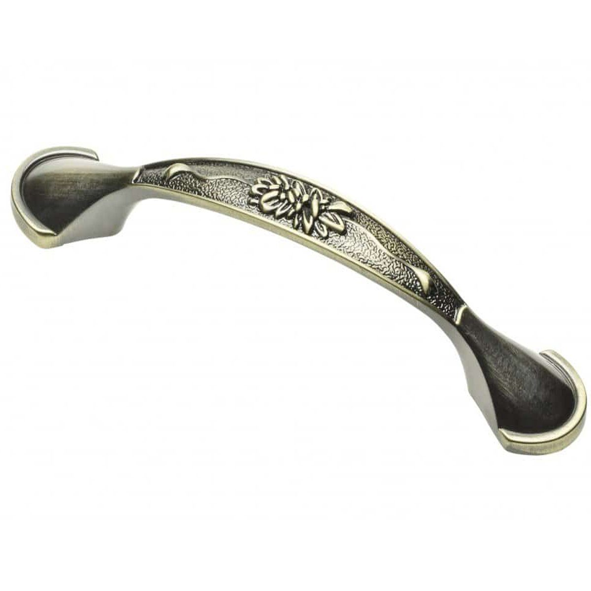 Möbelgriff Schrankgriff 96mm Möbelknopf Vintage Altmessing