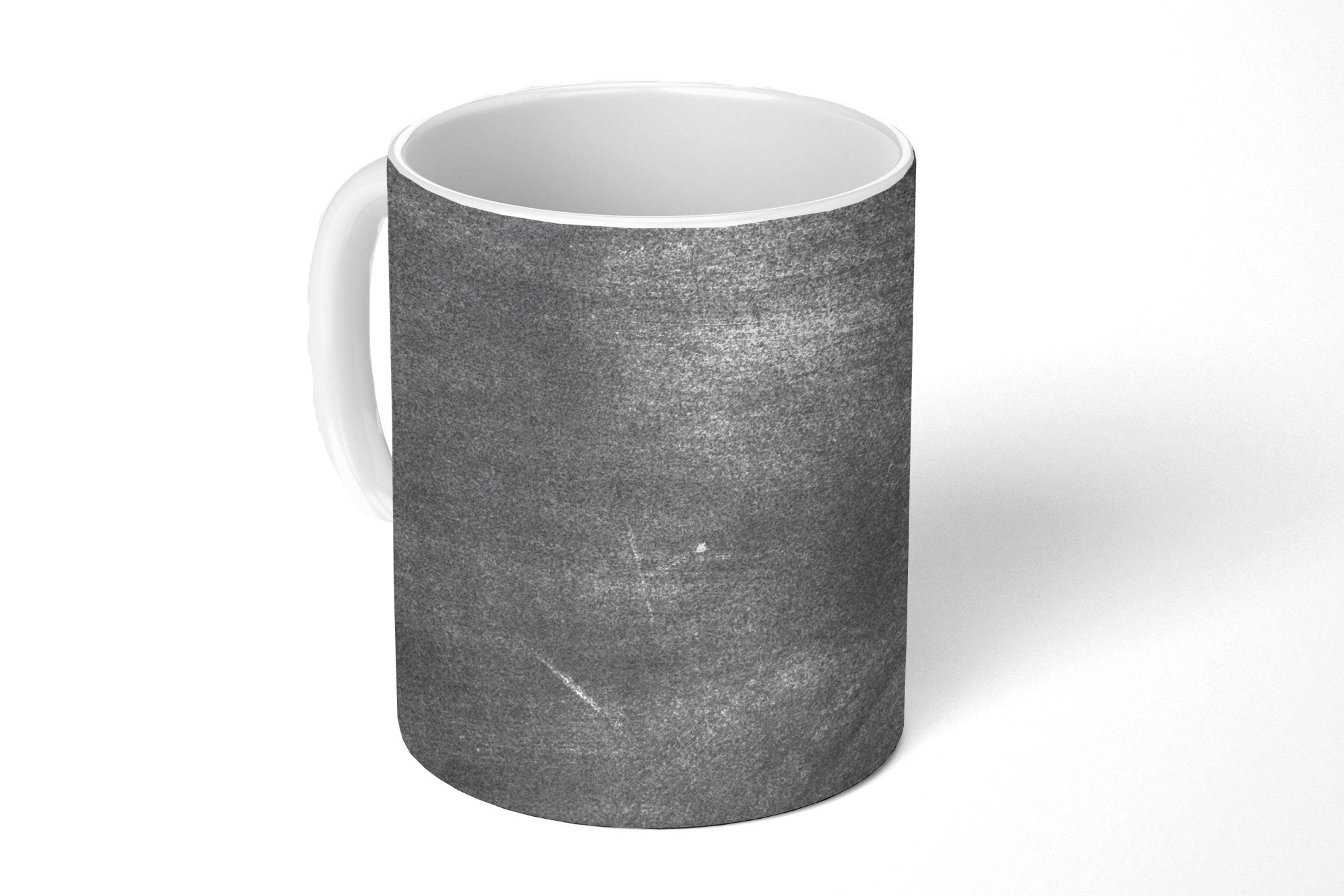 MuchoWow Tasse Bügelbild - Muster - Silber - Grau, Keramik, Kaffeetassen, Teetasse, Becher, Teetasse, Geschenk
