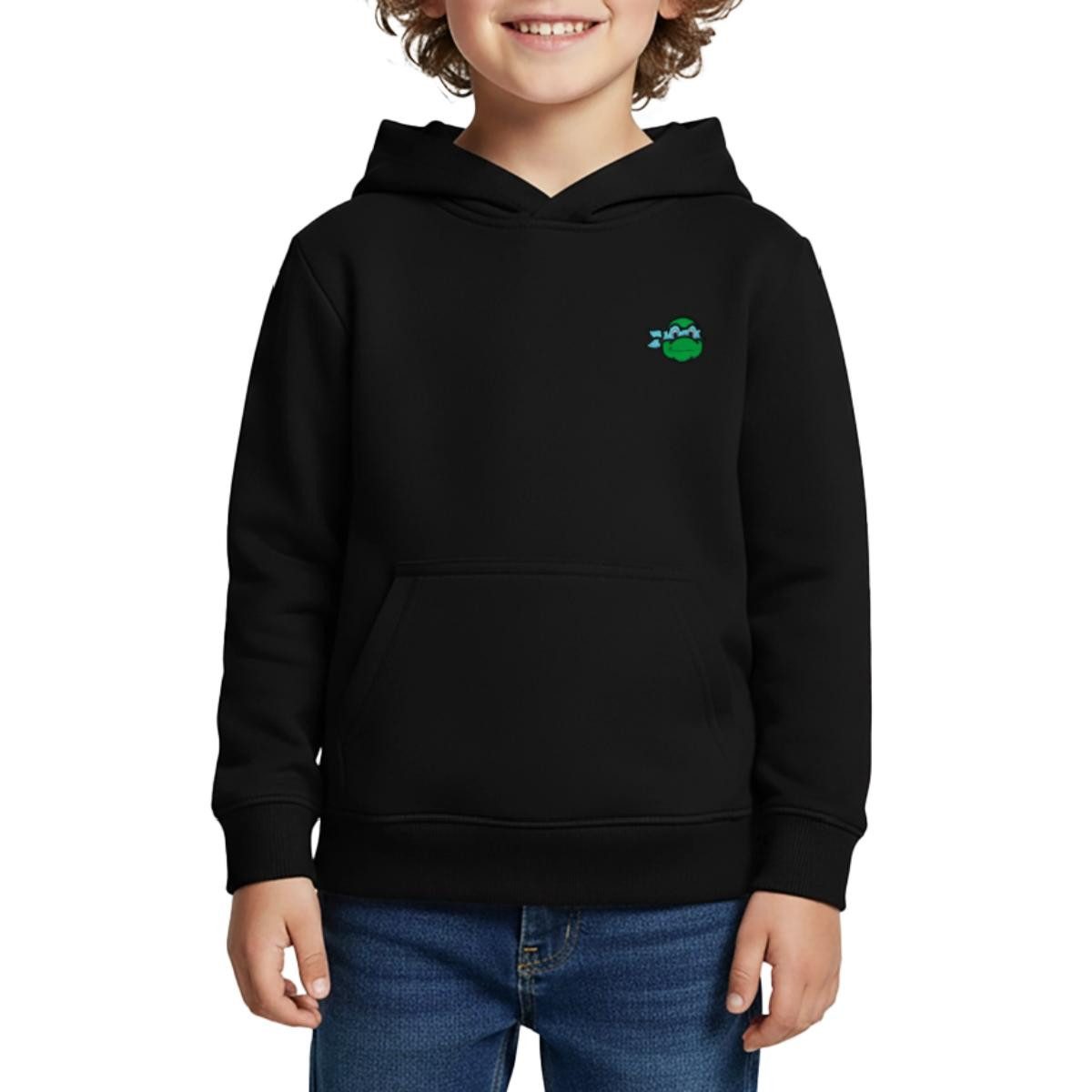Hoodie TMNT Leonardo Stick Kinder Premium Hoodie