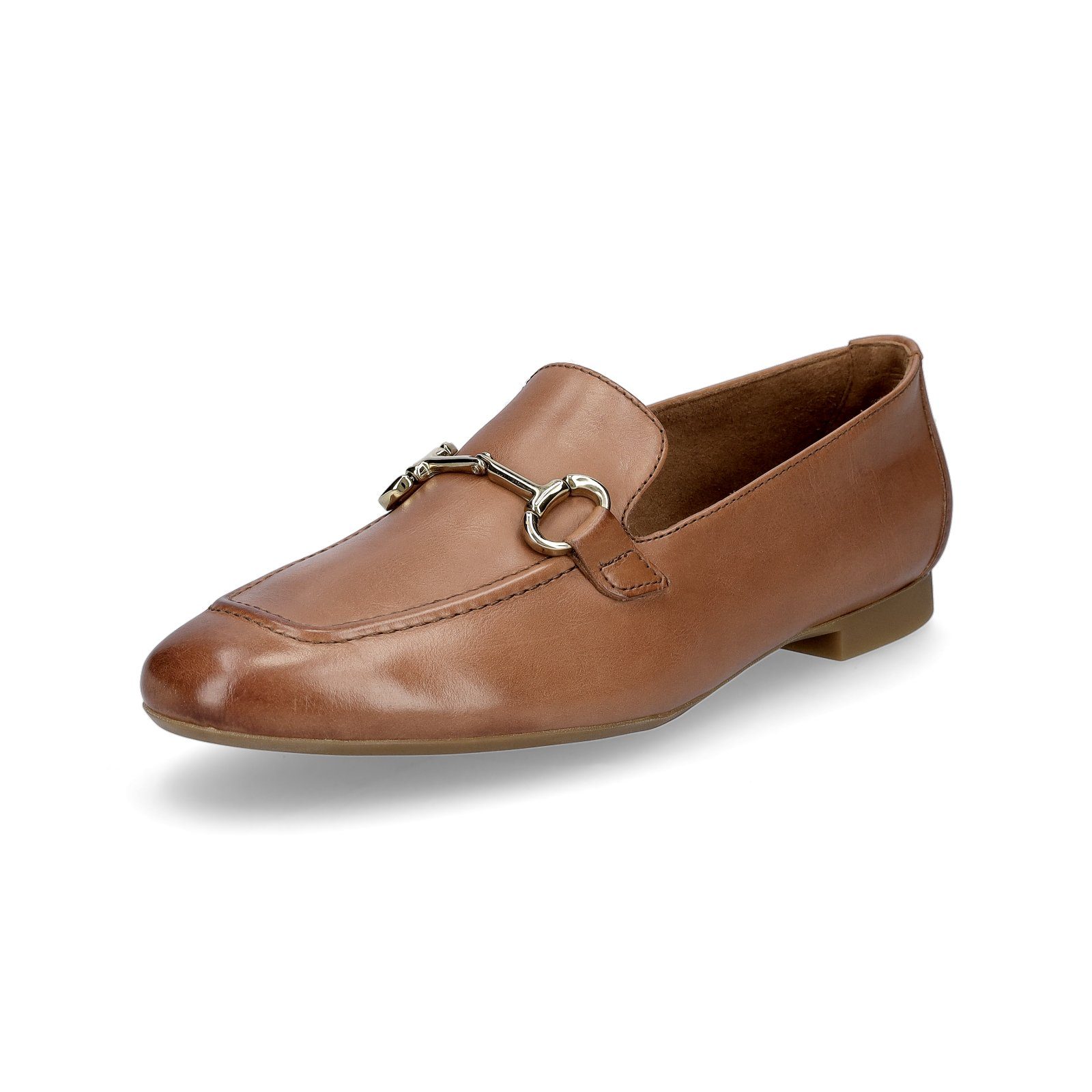 Paul Green Paul Green Damen Leder Slipper cognac braun Slipper