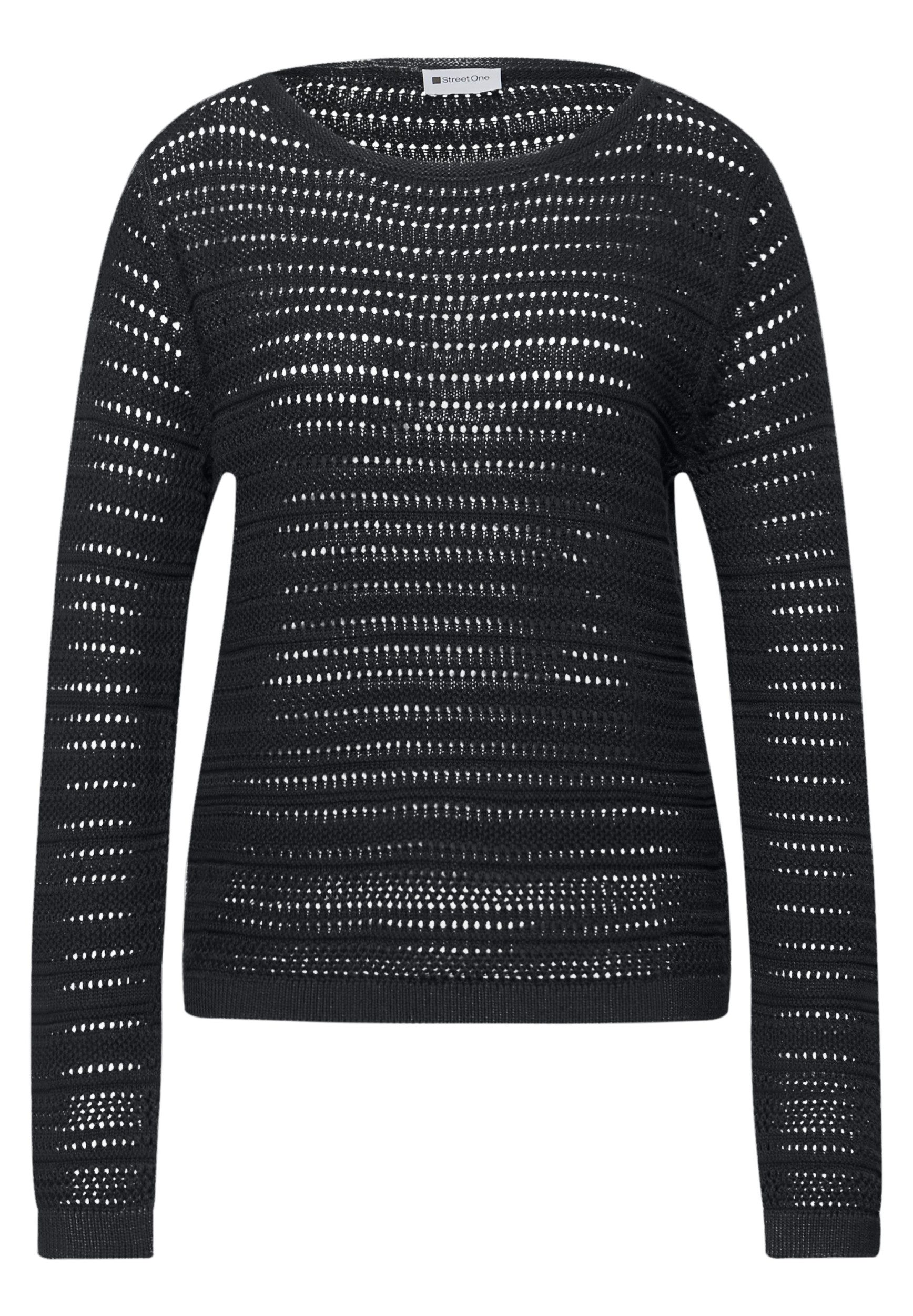 STREET ONE Strickpullover u-boat structure sweater