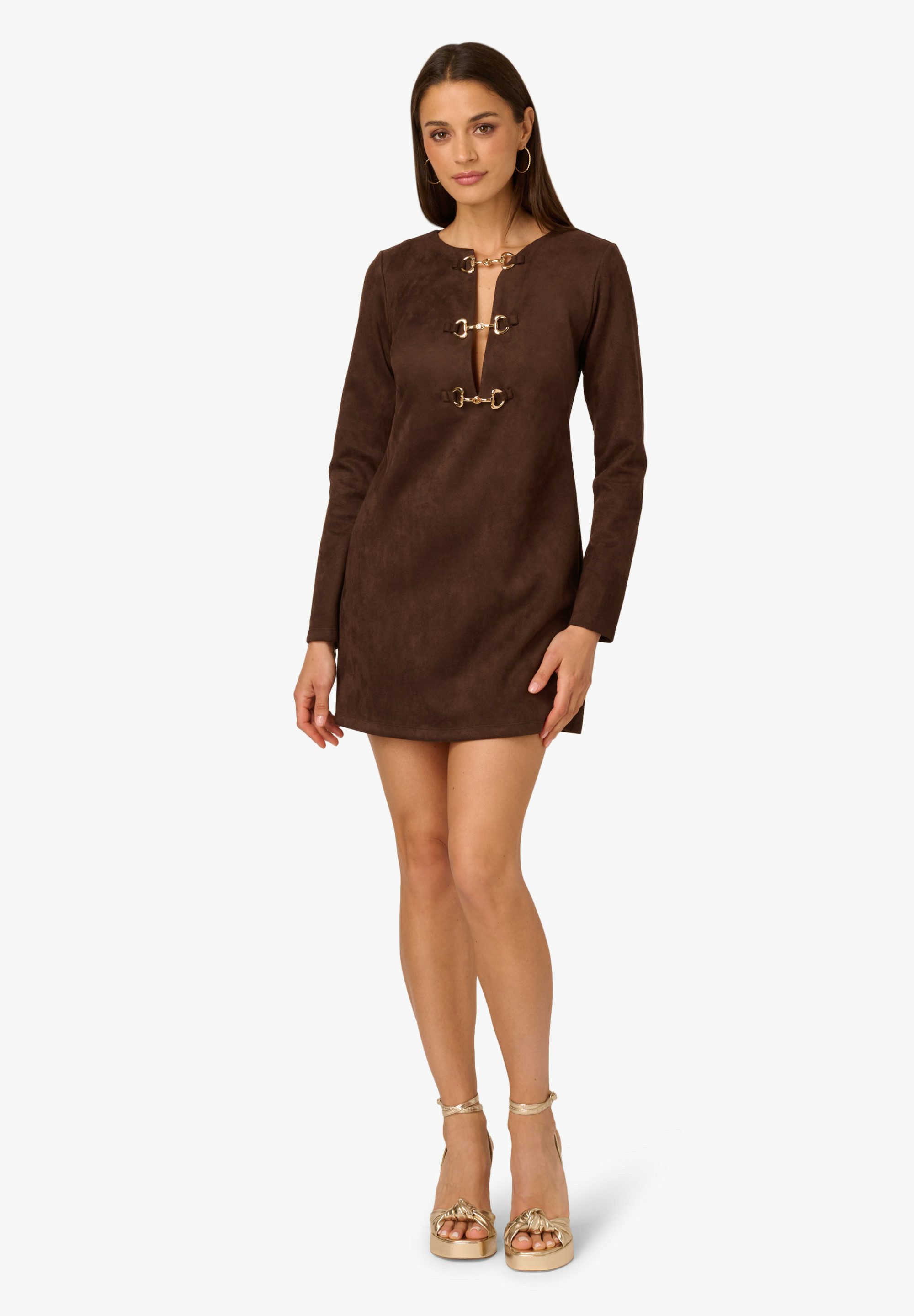 Adrianna Papell Etuikleid Suede Shift Dress günstig online kaufen