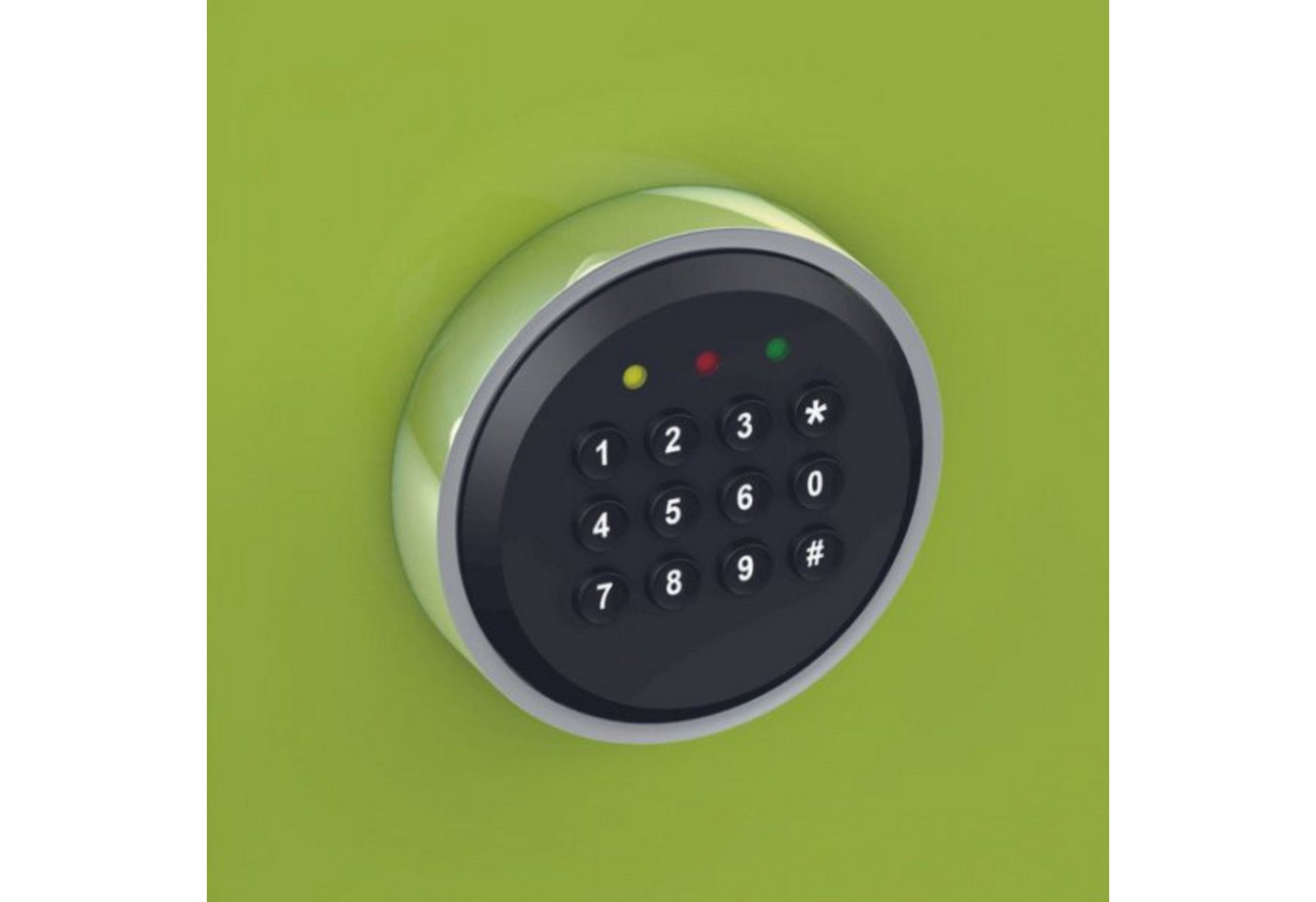 Thumbnail - mySafe BASI Tresor Elektrischer Tresor mit Zahlenschloss (Packung, 1-St), Zahlencode, Alarm, 2 Notschlüssel, Notstromagg...