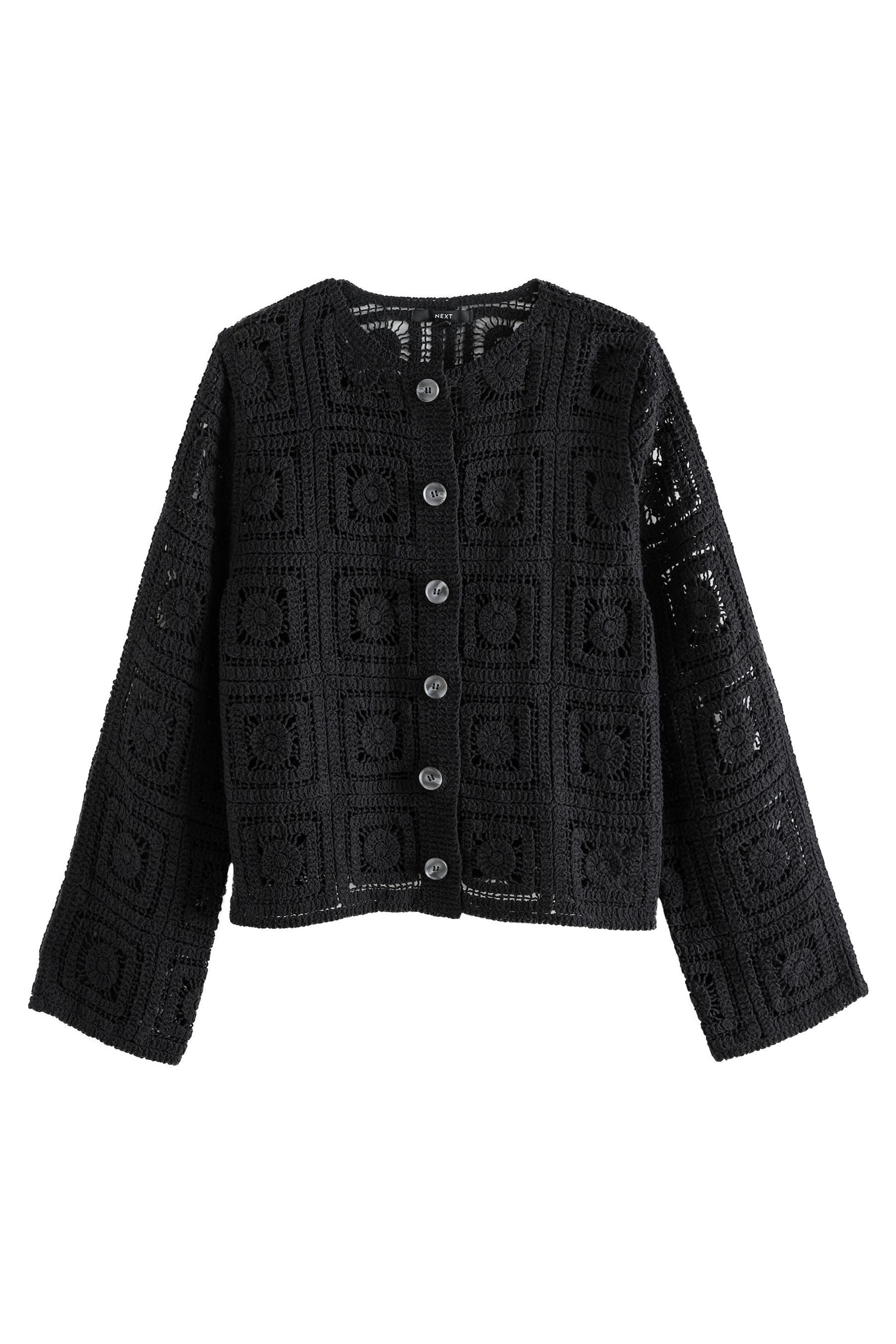 Next Strickjacke Elegante Häkeljacke zum Knöpfen günstig online kaufen