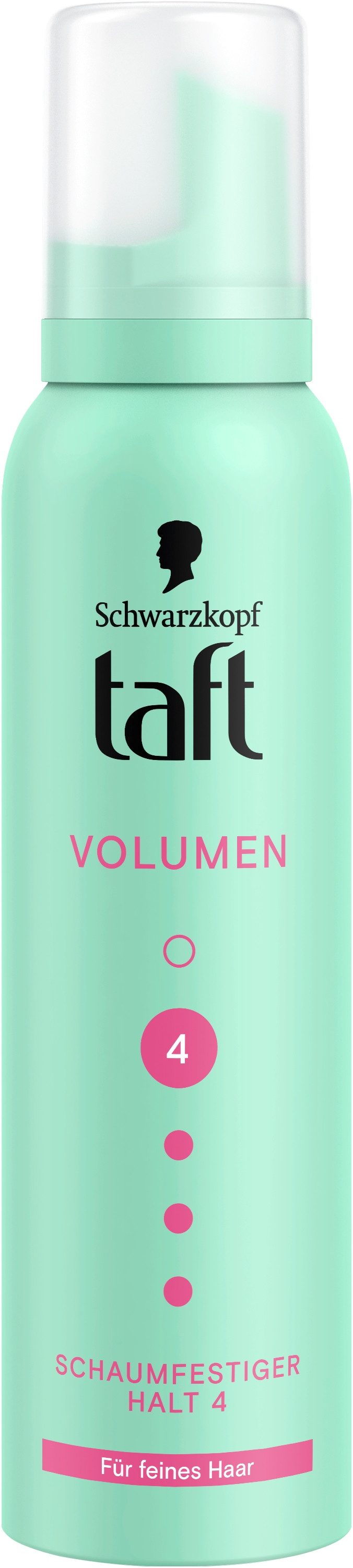 Taft Haarfestiger Schwarzkopf, Volumen für deines Haar, 1x 150ml, 1-tlg., volumengebende Mousse, verhindert Föhnschäden, ohne zu verkleben