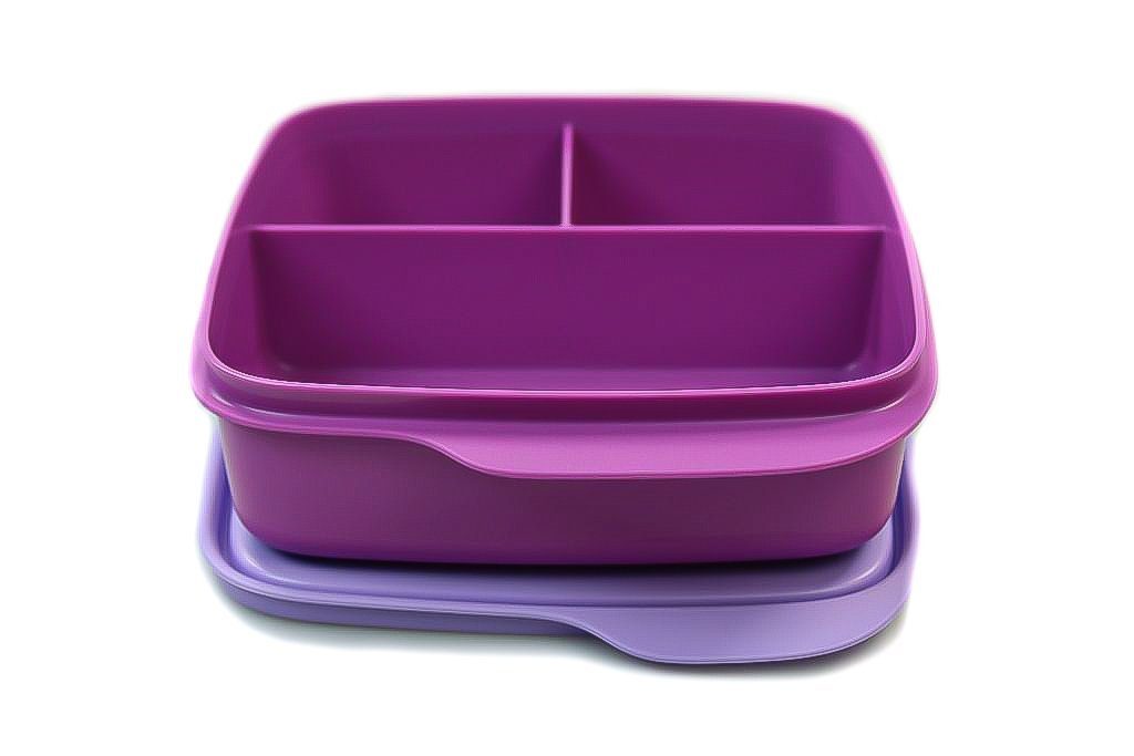 Tupperware Lunchbox »Clevere Pause 550 ml lila mit Trennwand + SPÜLTUCH«  online kaufen | OTTO