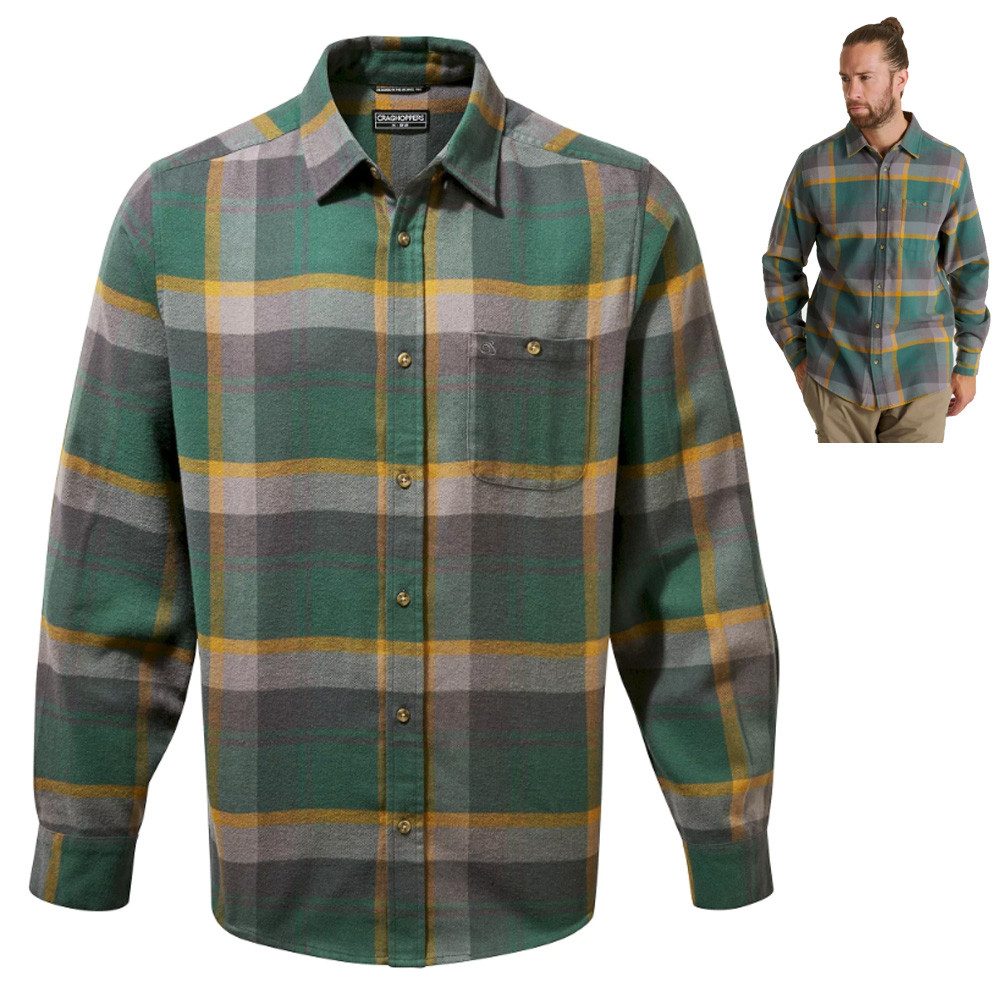 Craghoppers Langarmshirt Craghoppers - Herren Hemd mit langen Ärmel - Karodesign - Wilmot 2