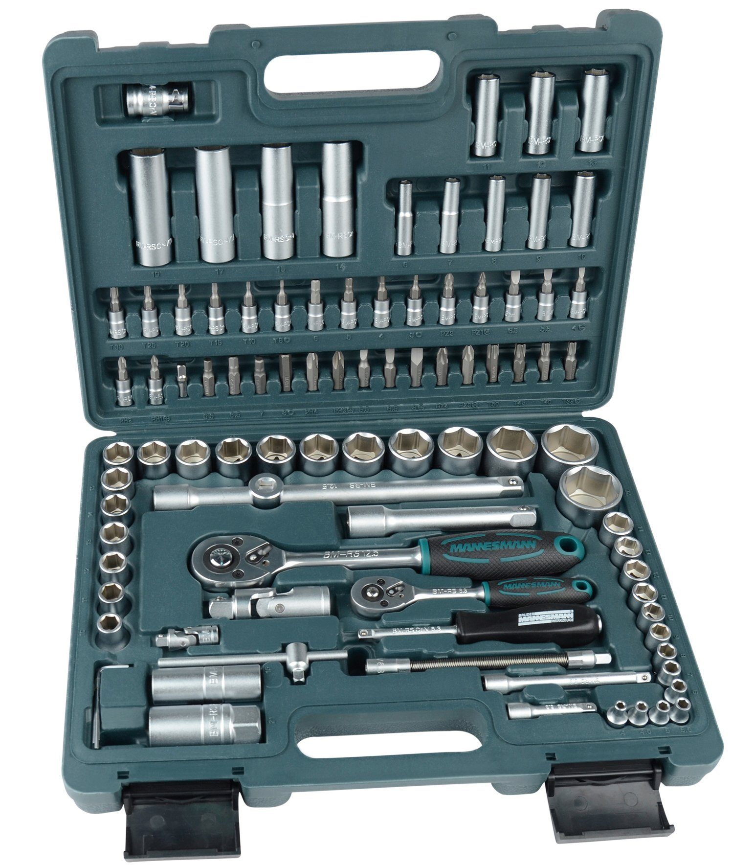 Brüder Mannesmann Werkzeuge Werkzeugset, 94-tlg., Steckschlüsselsatz | Werkzeug-Sets