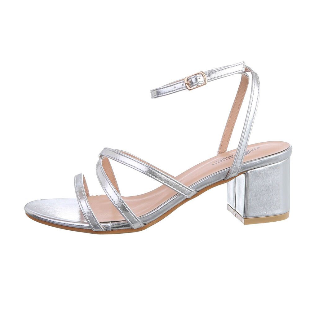 Ital-Design Damen Freizeit Sandalette Blockabsatz Sandalen & Sandaletten in günstig online kaufen