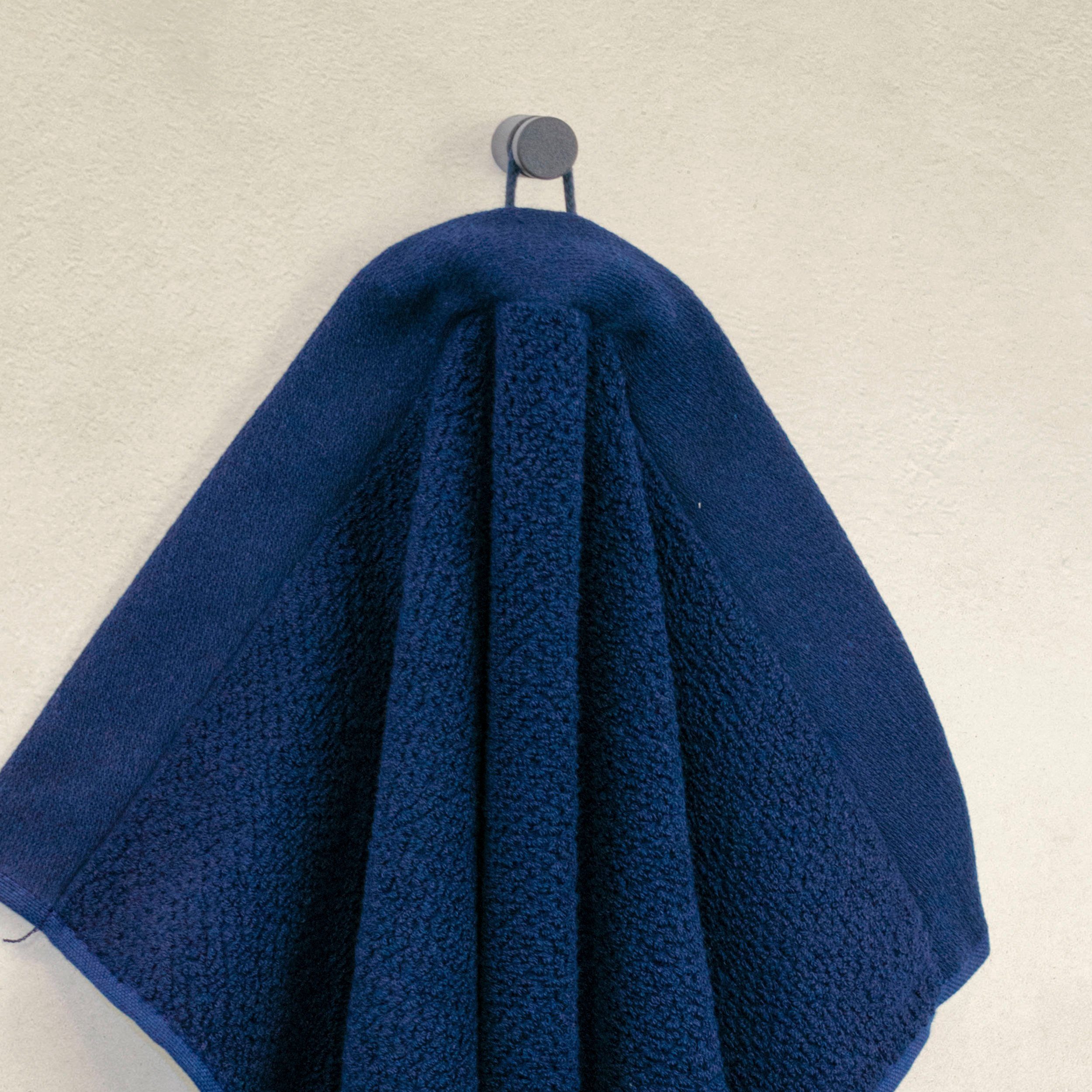 blue Walkfrottier Handtücher einer Autumn dark Perlstruktur in (1-St), Möve Delights,