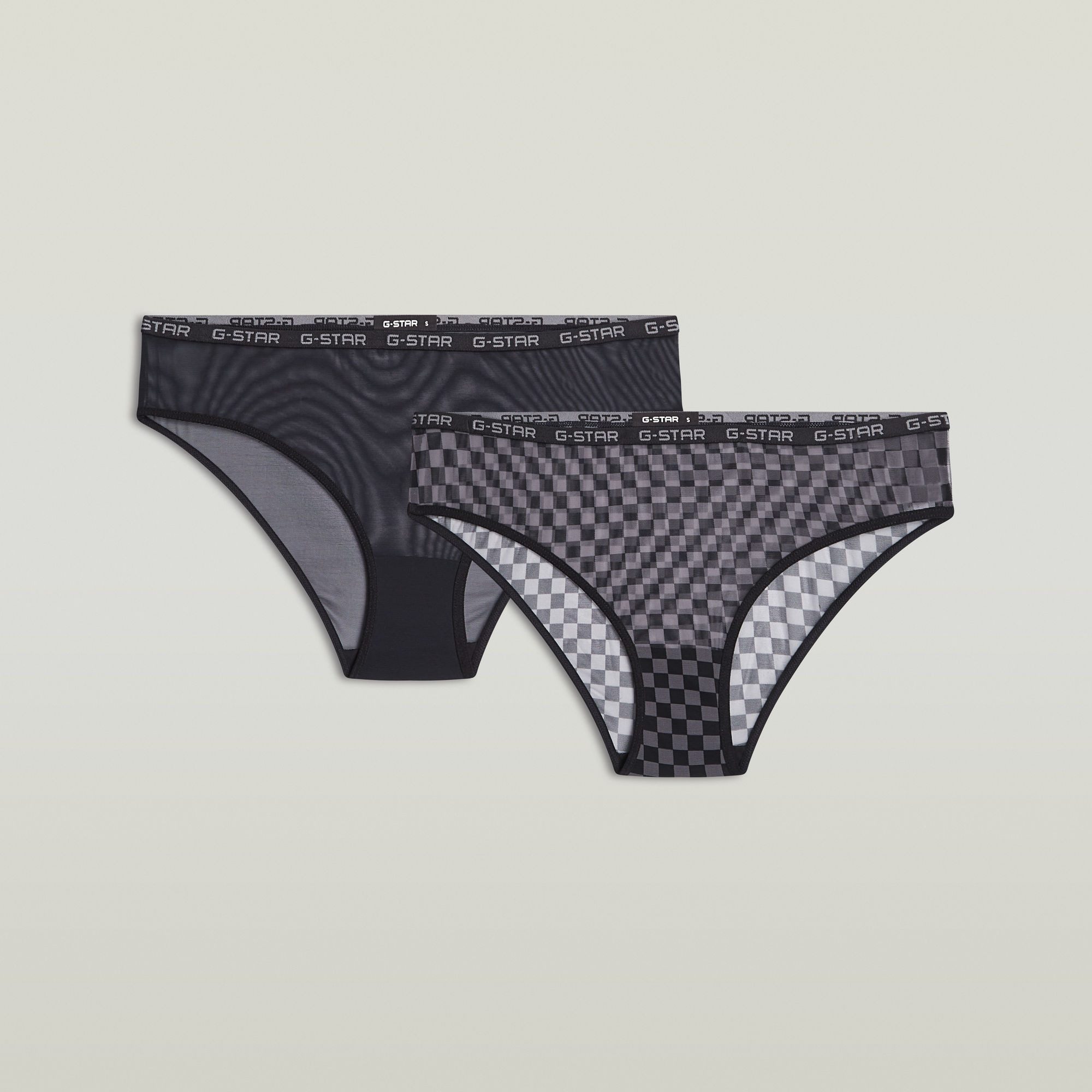 G-STAR Brasilslip CHERRY, MESH BRAZILIAN BRIEF (Packung, 2-St) aus leichtem Stretchgewebe