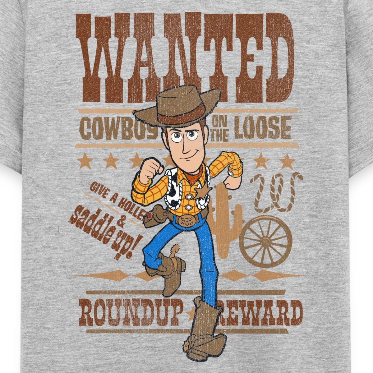 Spreadshirt T-Shirt Toy Story Woody Gesucht Teenager T-Shirt (1-tlg)