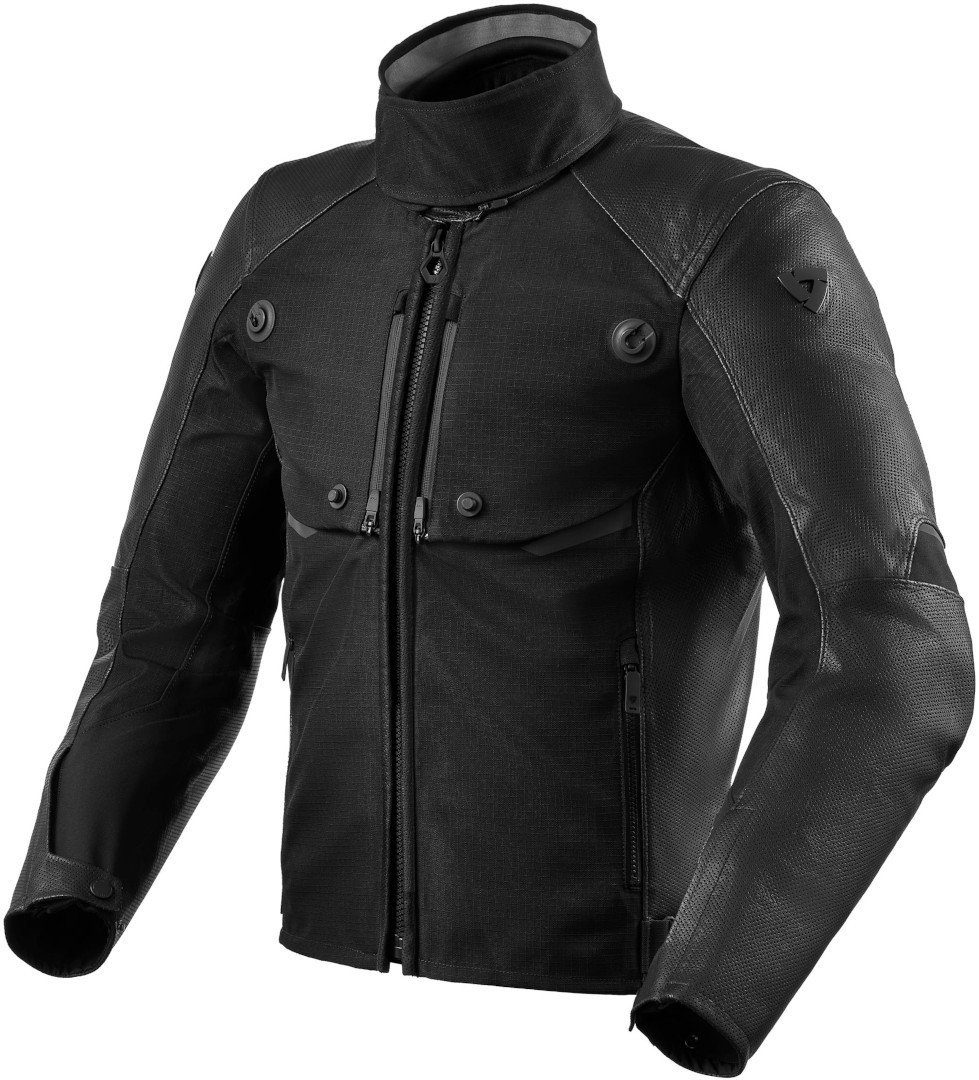 Revit Motorradjacke Valve H2O Motorrad Lederjacke Rückenprotektor enthalten,herausnehmbares Innenfutter,wasserdicht