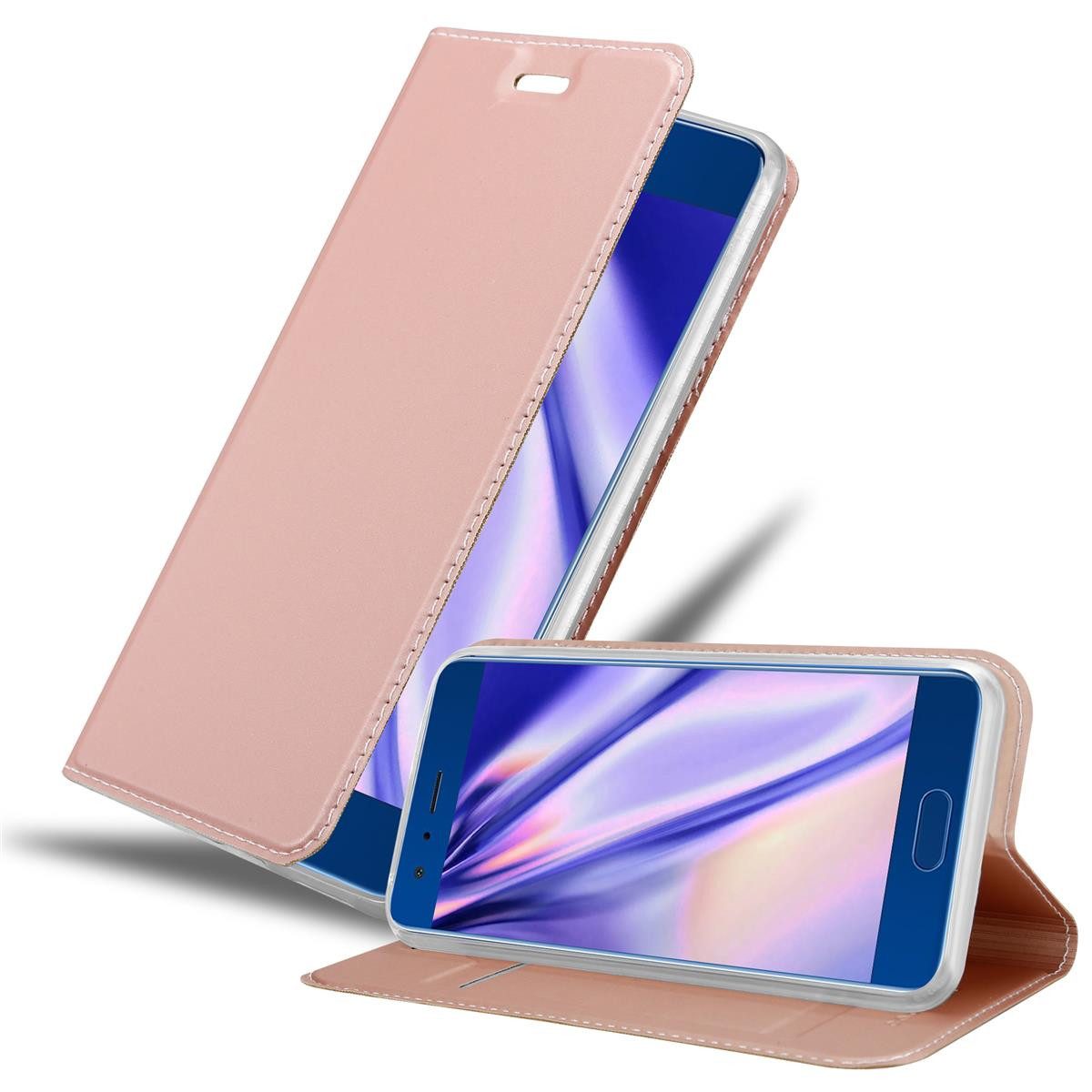 Cadorabo Handyhülle für Honor 9 Hülle Honor 9, Schutzhülle Hülle mit Standfunktion, Magnetverschluss und Kartenfach