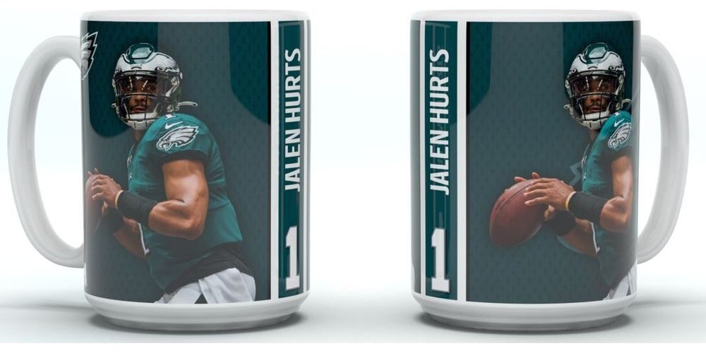 Philadelphia Eagles Becher Jumbo Mug Motion Hurts