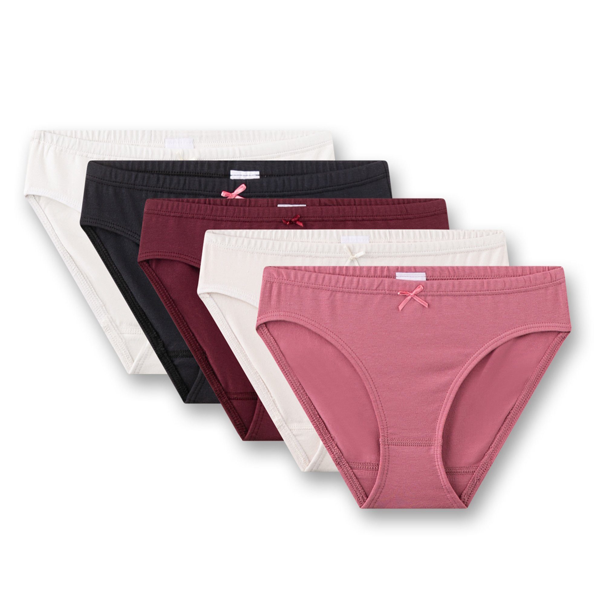 Sanetta Slip Mädchen Slip 5er Pack Baumwollmischung (Packung, 5er Pack)