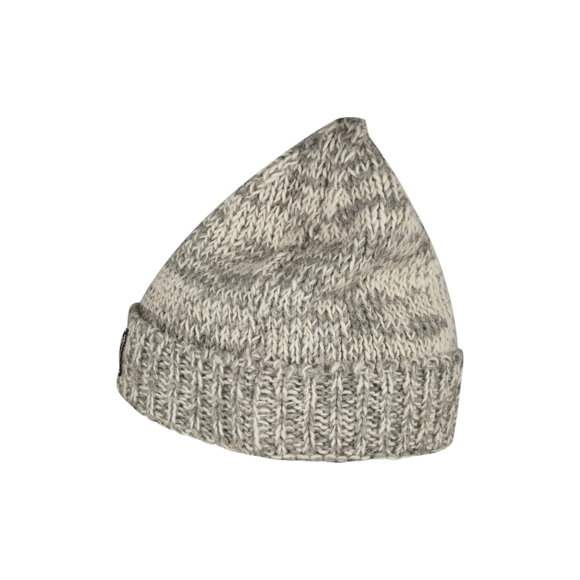 THC Natural Line Strickmütze THC Schafwoll Rollcap 812 beige (1 Stück, 1-St., 1 Stück) Innenfutter: Fleece