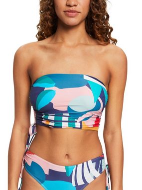 Esprit Bandeau-Bikini-Top Bandeau-Bikinitop mit mehrfarbigem Print