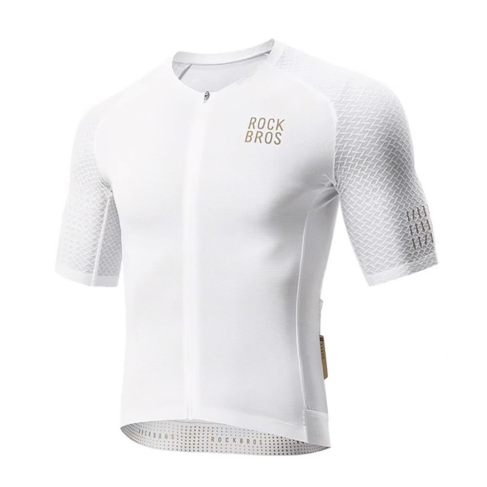 ROCKBROS Radtrikot Radtrikot Fahrradtrikot (Spar-Set, 1-tlg) atmungsaktiv, reflektierend, Rückentasche